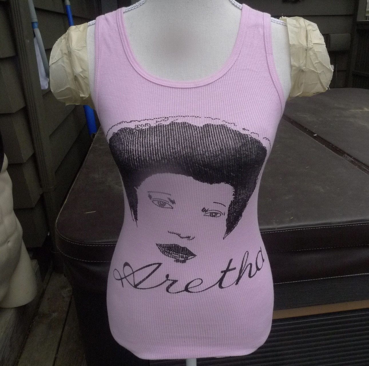 Vintage Vintage 80s Anita Franklin tank top Size M / US 6-8 / IT 42-44 - 1 Thumbnail
