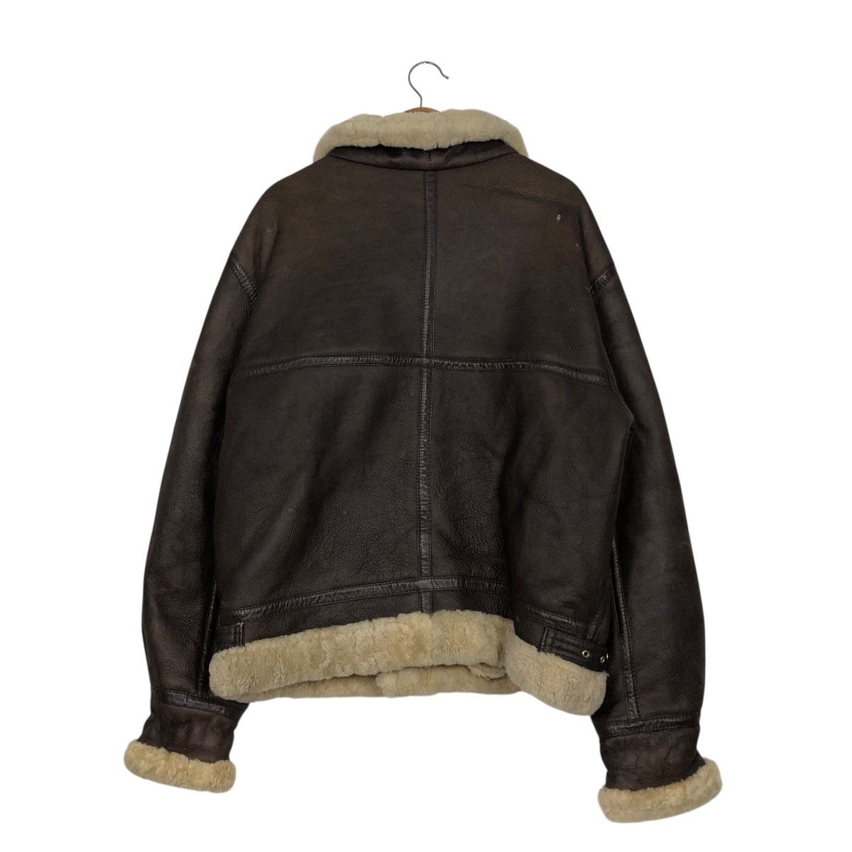 Vintage Vintage Genuine Leather Jacket Shearling Zufolo Issey Miyake Size US L / EU 52-54 / 3 - 9 Thumbnail