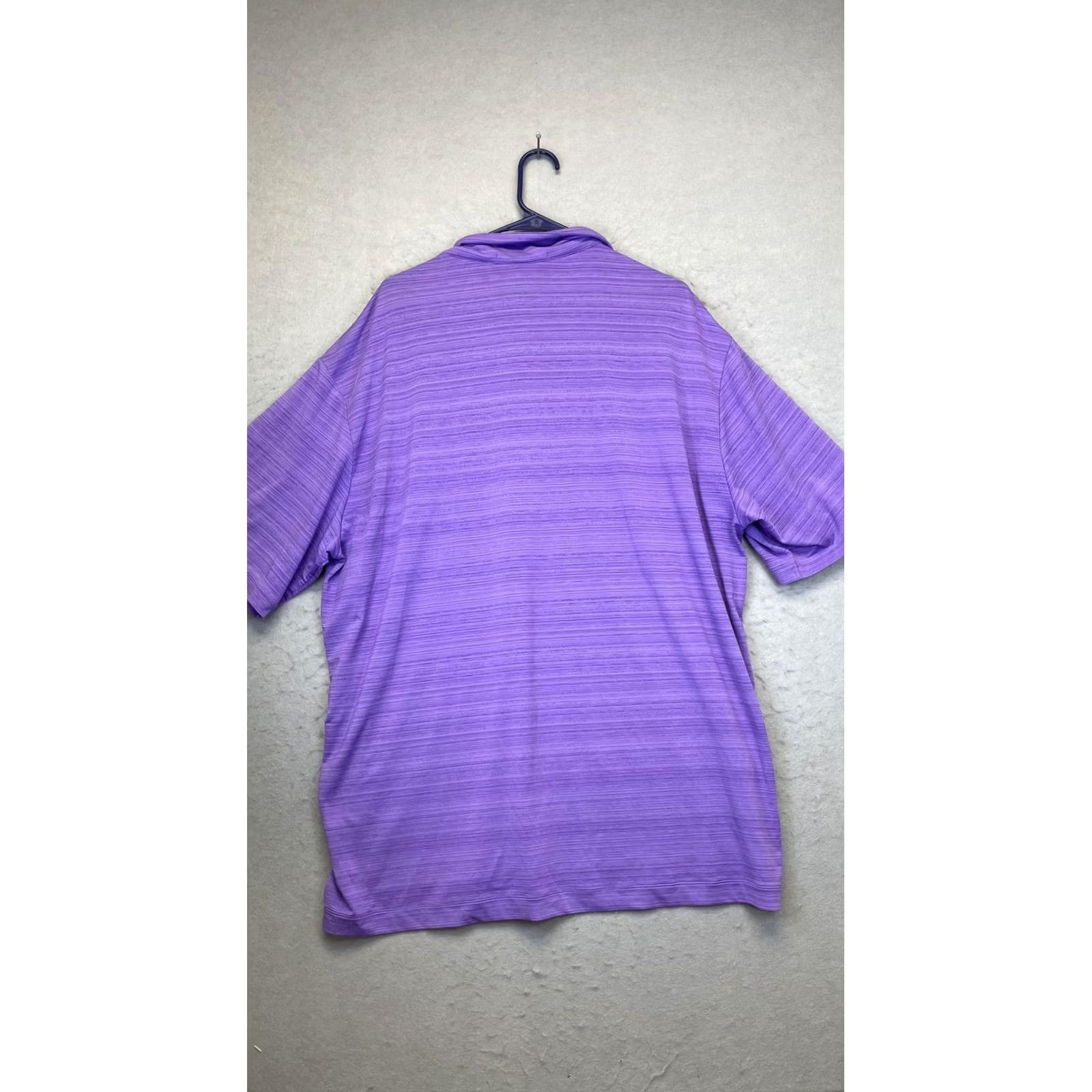Nike Nike Tiger Woods Polo Shirt Mens XL Purple Dri-FIT Golf Heathered Size US XL / EU 56 / 4 - 7 Thumbnail