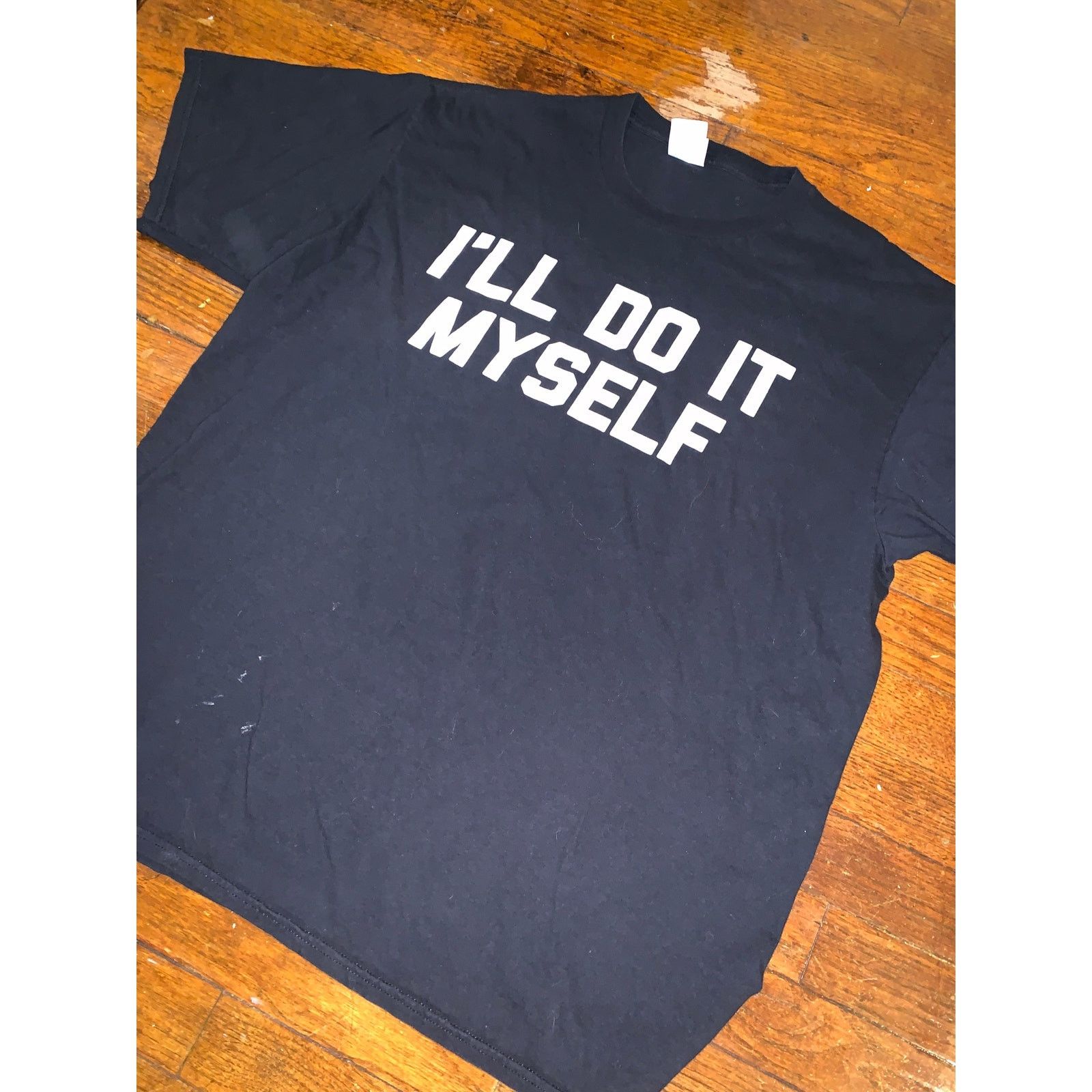 Other Ill Do It Myself Graphic T Shirt Black Statement Tee XL Size US XL / EU 56 / 4 - 2 Thumbnail