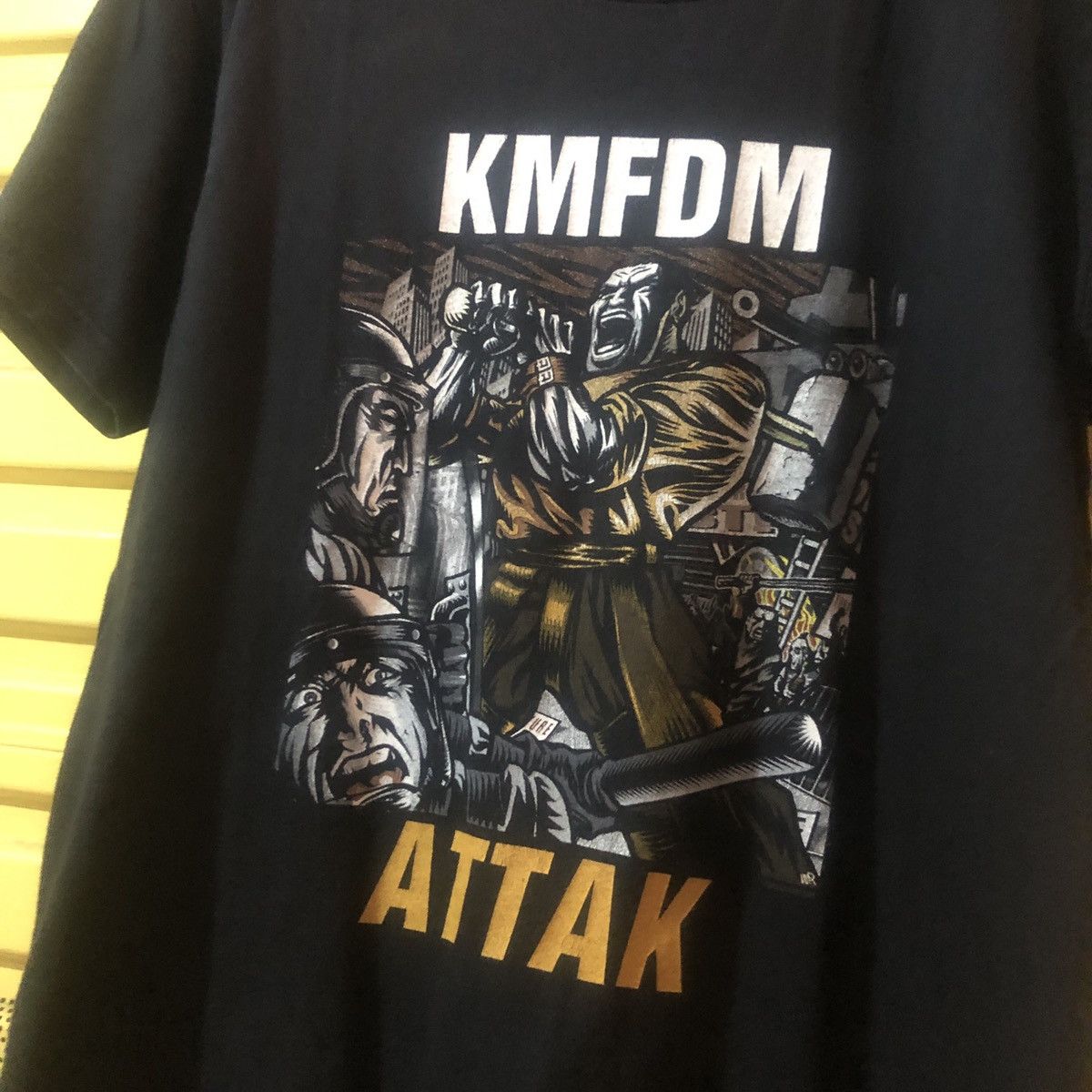 Band Tees KMFDM Attak Morituri Te Salutant Size US M / EU 48-50 / 2 - 2 Thumbnail