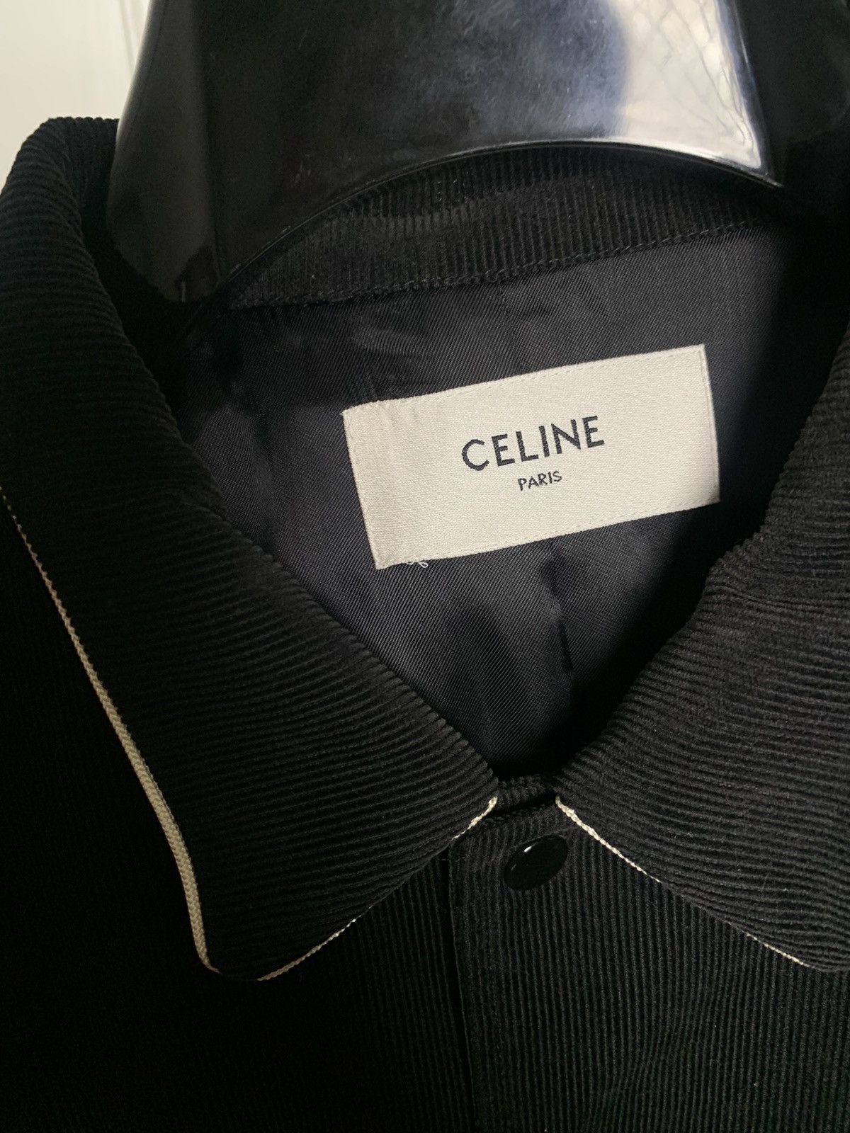 Celine Celine 2024FW Black Corduroy teddy jacket Size US L / EU 52-54 / 3 - 4 Thumbnail