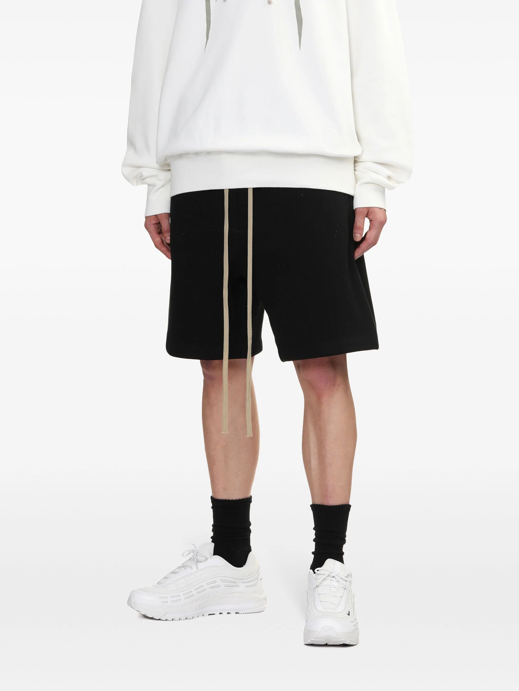 Fear of God o1s22i1n1024 Sporty Jersey Shorts in Black Size US 30 / EU 46 - 3 Thumbnail