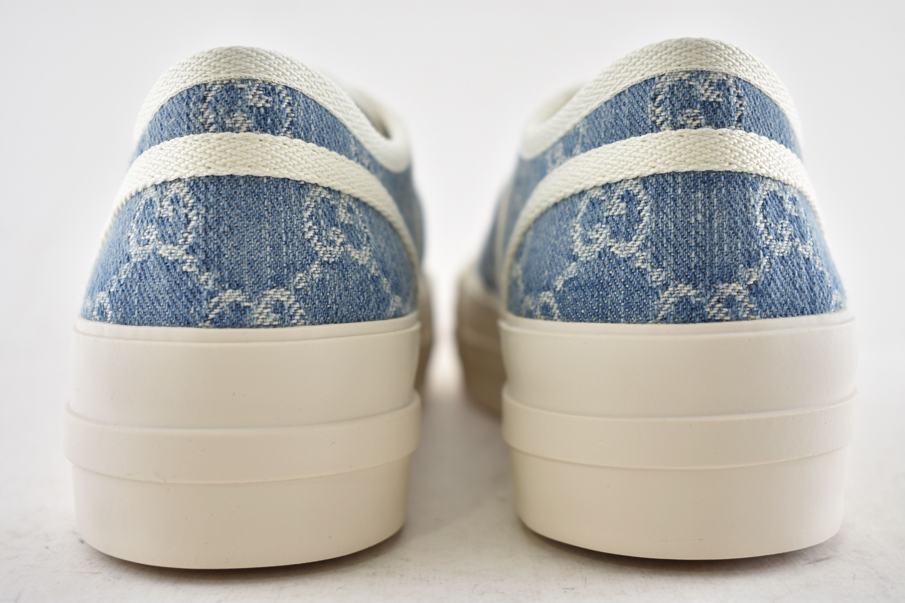 Gucci Gucci Chunky Monogram GG Logo Denim Platform Sneakers 36.5 Size US 6.5 / IT 36.5 - 18 Thumbnail