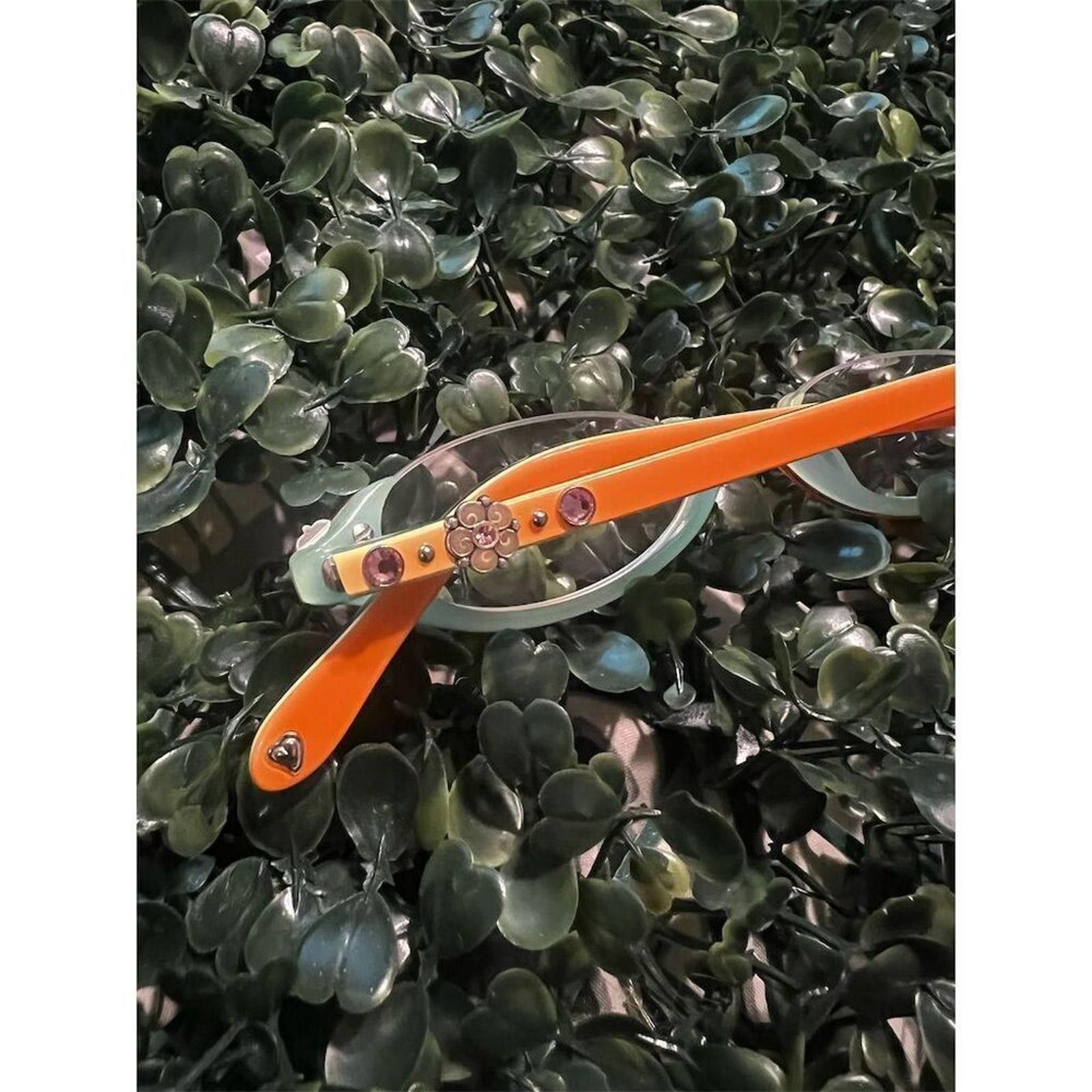 Brighton Brighton Orange Oval readers +1.0 Garden of Eden RARE! Size ONE SIZE - 3 Thumbnail