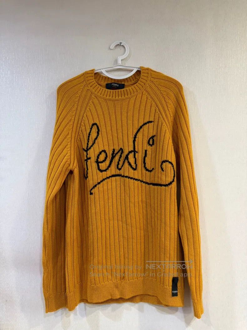 Fendi Fendi Knit Woolen Sweatshirt Size US M / EU 48-50 / 2 - 1 Thumbnail