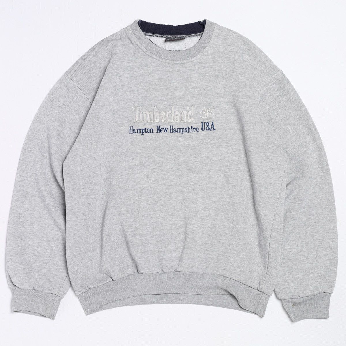 Timberland Vintage Timberland Center Logo Sweatshirt Grey Size US XL / EU 56 / 4 - 1 Thumbnail