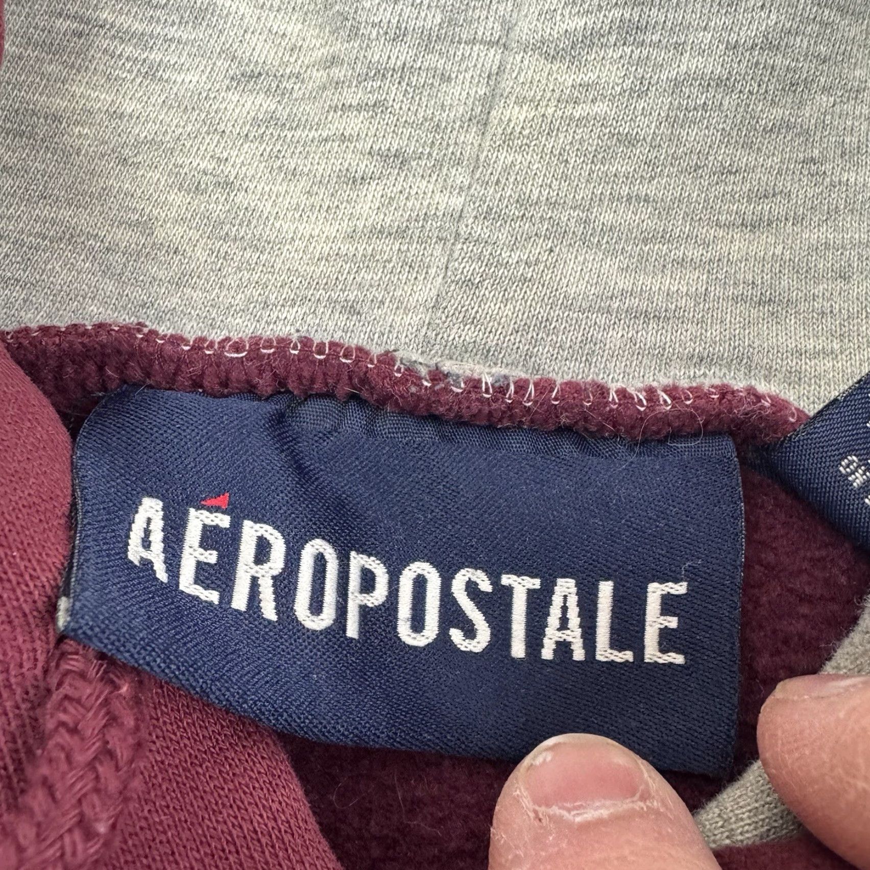 Aeropostale VINTAGE Aeropostale Hoodie Mens Adult M Red Hipster Punk Skater Y2K 2000s Baggy Pullover Size US M / EU 48-50 / 2 - 7 Thumbnail