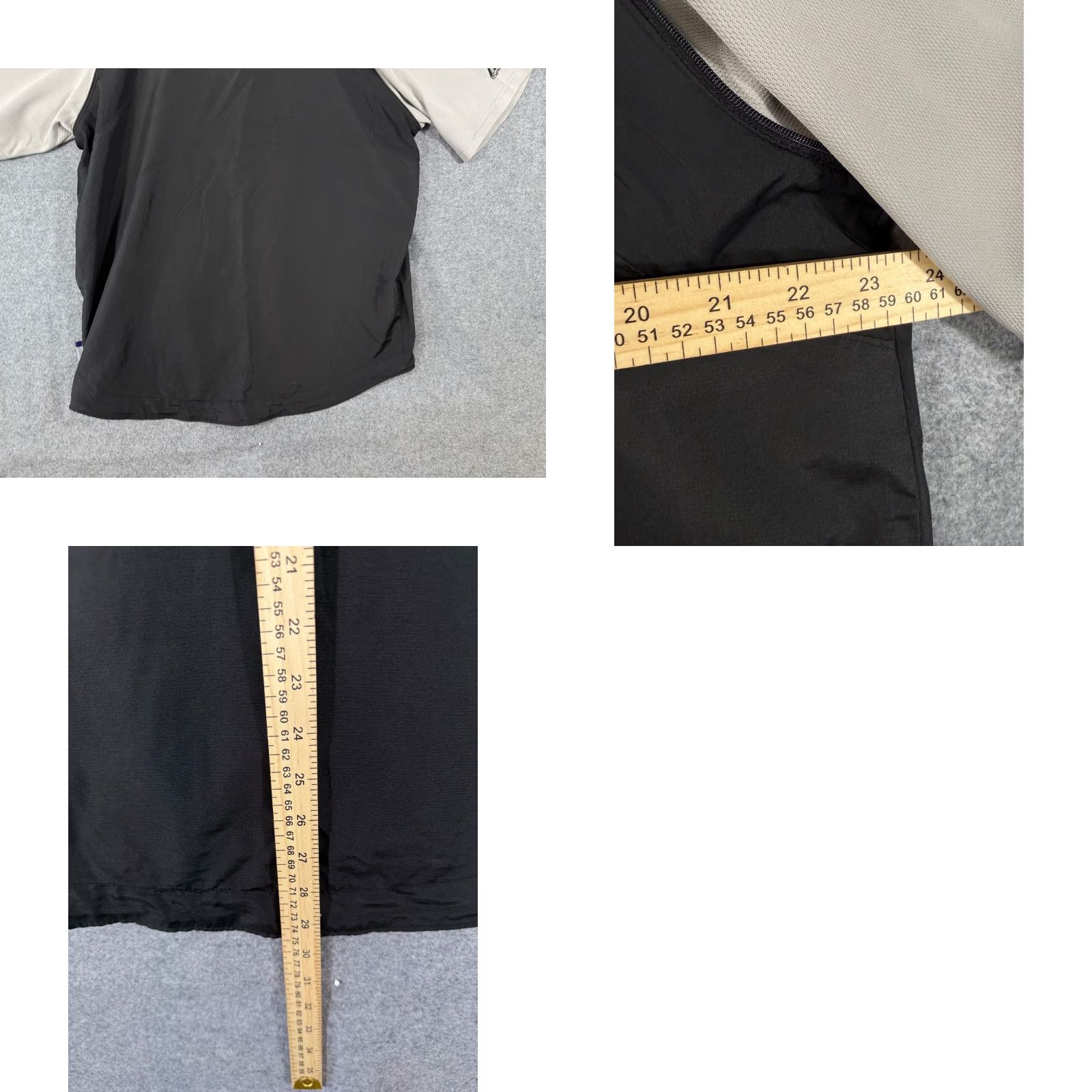 Vintage Majestic Baseball Wind Shirt Mens M Black White 1/4 Zip Moisture Wicking Lined Raglan Short Sleeve Pullover Size US M / EU 48-50 / 2 - 9 Thumbnail