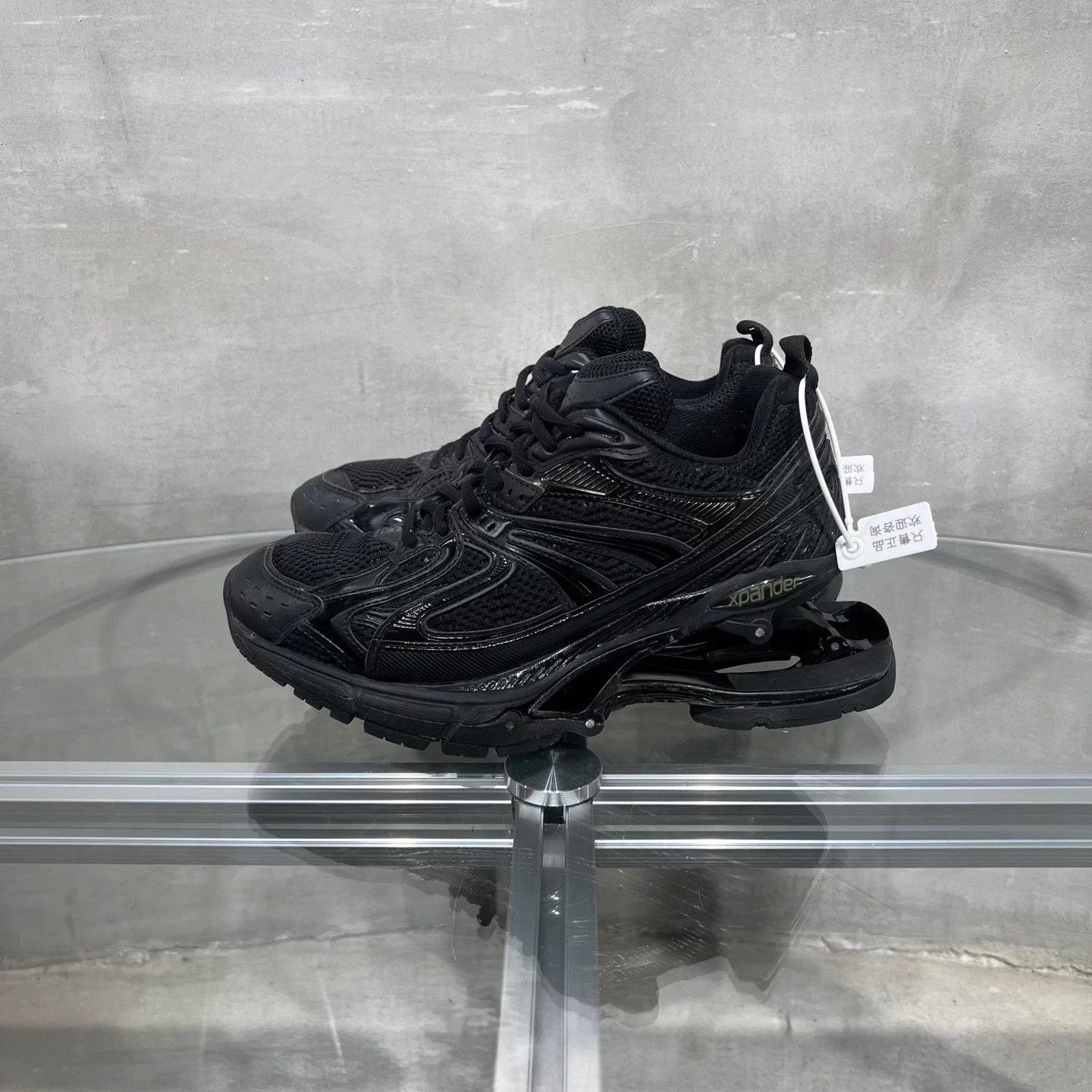 Balenciaga X-Pander Black Spring Sneakers 38 YH24171 