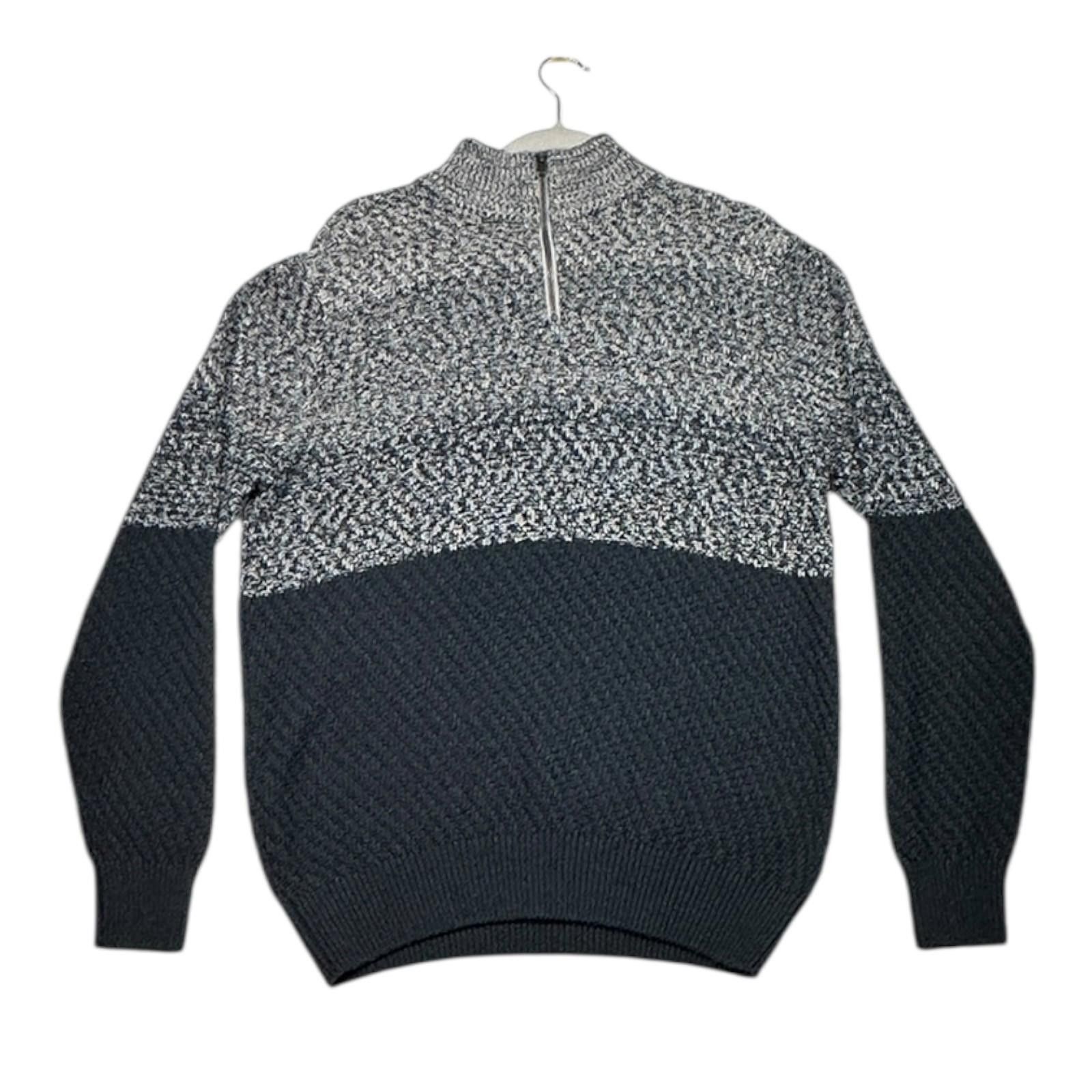 Tultex Tu Man 1/4 Zip Jumper Men's UK Size M Turtle Neck Size ONE SIZE - 1 Thumbnail