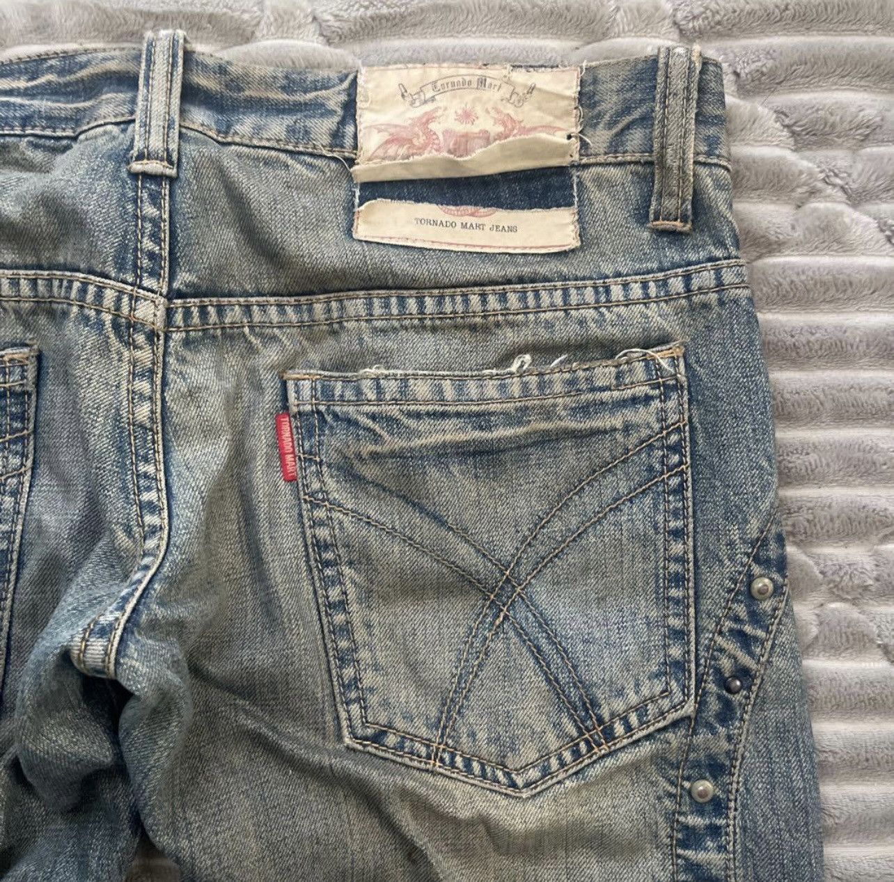 Tornado Mart 00s Vintage Tornado Mart Archive Flare Pants Size US 30 / EU 46 - 8 Thumbnail