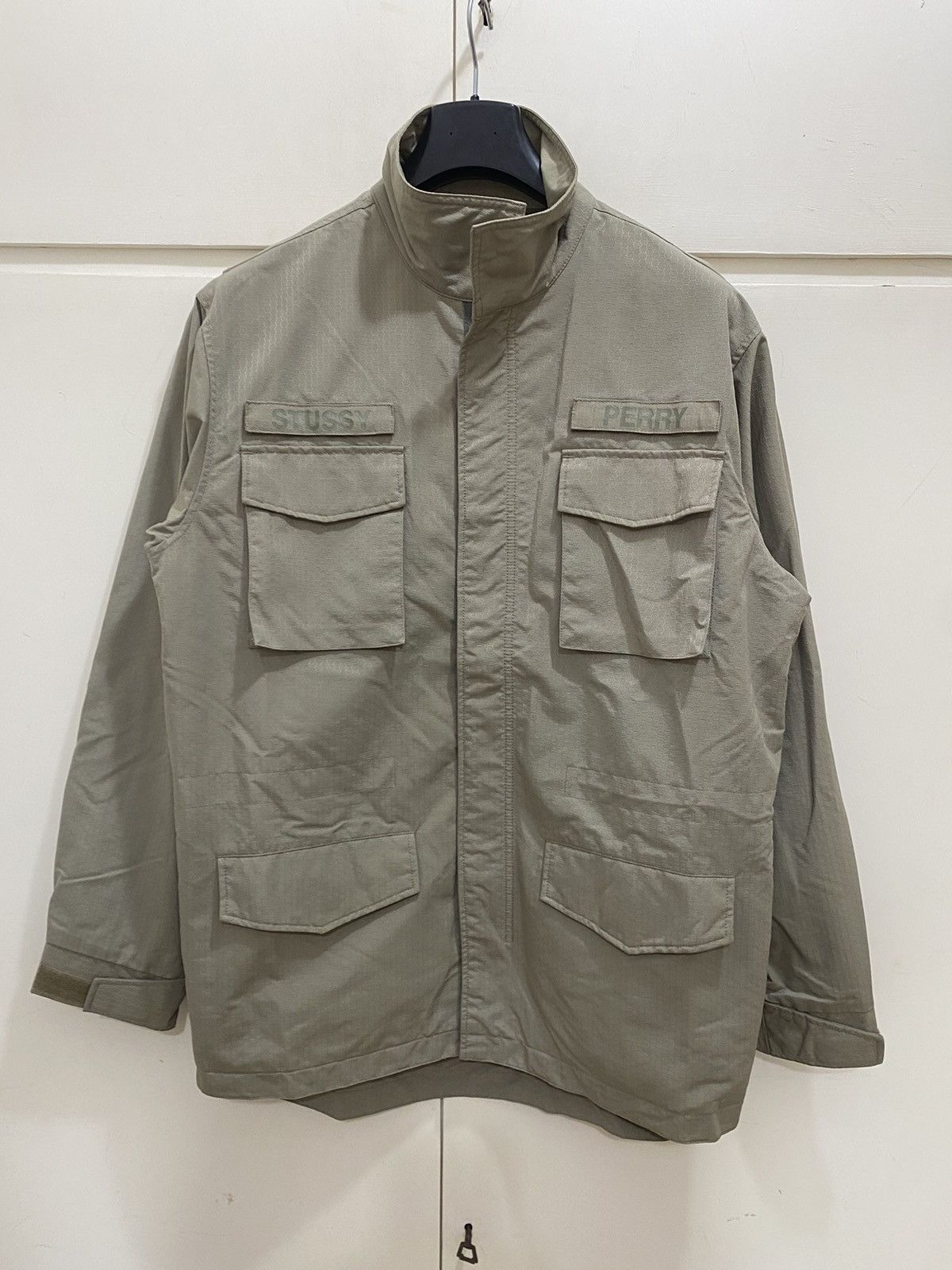 Stussy Stüssy M-65 Military Jamaica Jacket, size L, dark green used Size US L / EU 52-54 / 3 - 1 Thumbnail