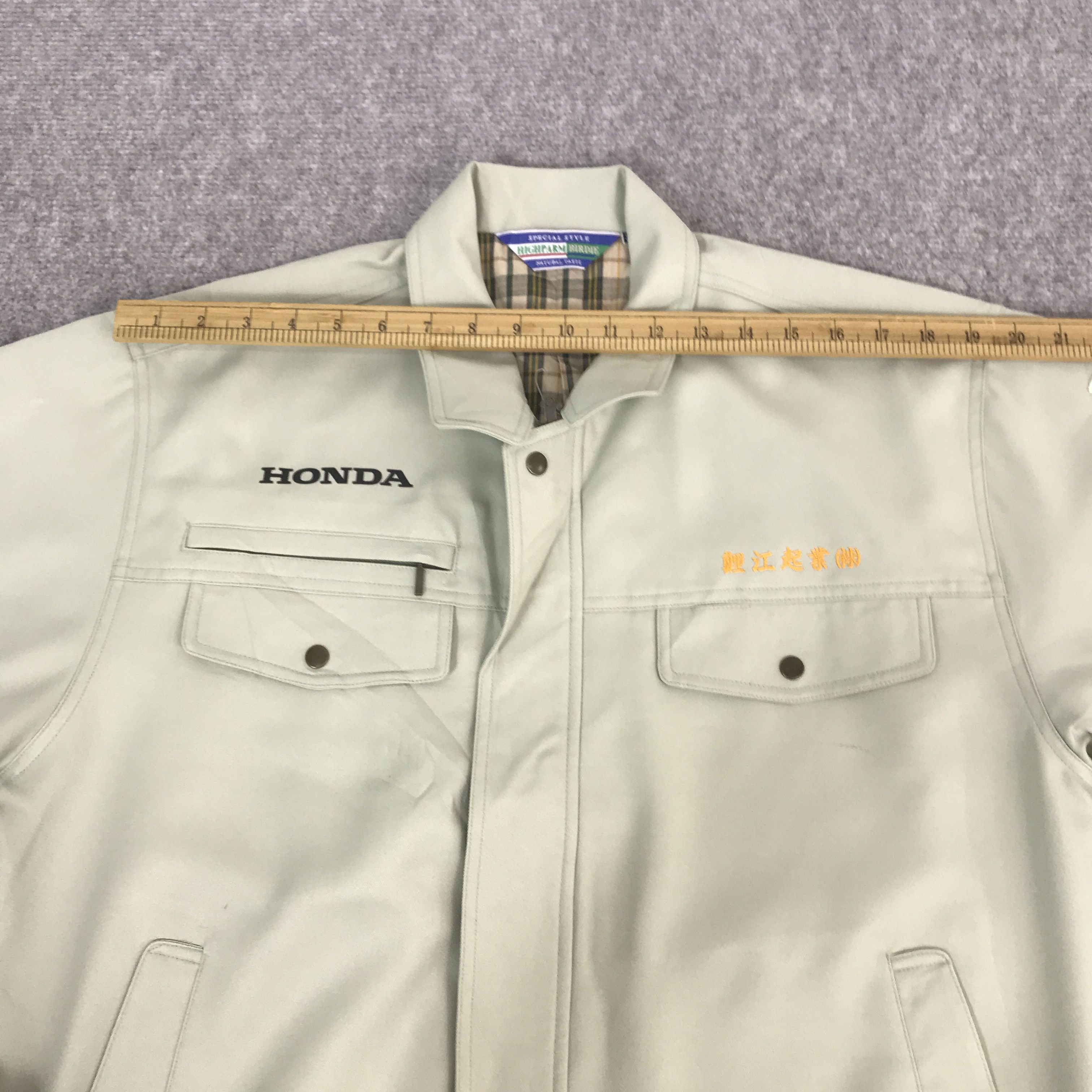 Japanese Brand Honda Racing uniform Work custom jacket Size US L / EU 52-54 / 3 - 6 Thumbnail