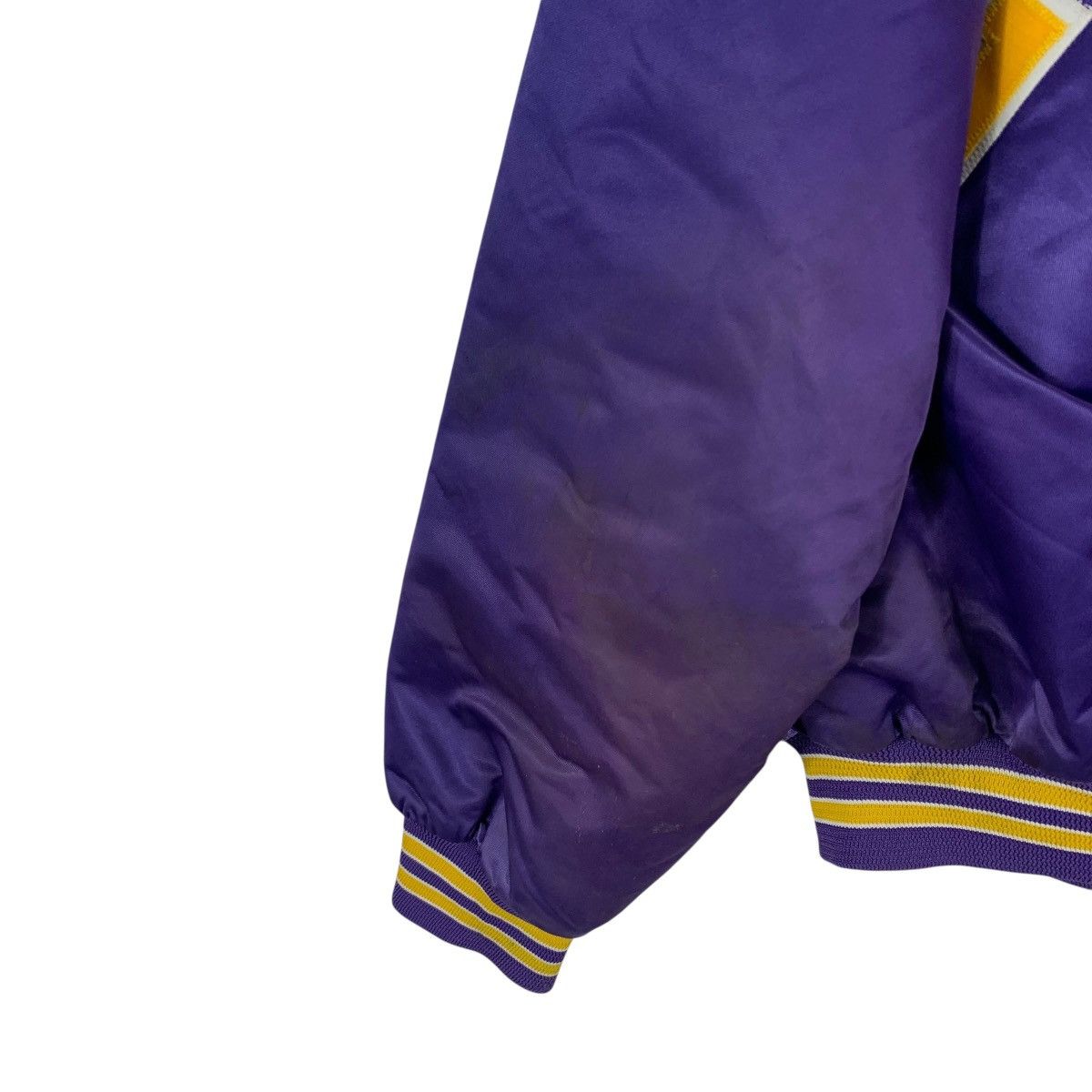 NBA VINTAGE LOS ANGELES LAKERS NBA VARSITY SATIN JACKET Size US M / EU 48-50 / 2 - 9 Thumbnail