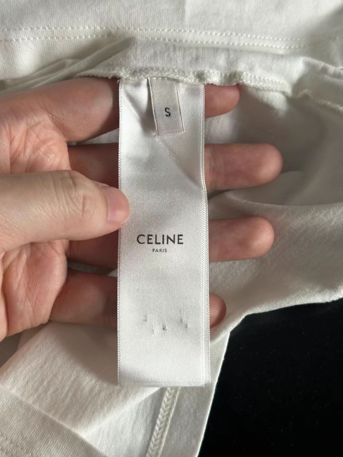 Celine Celine Triomphe S/S T-shirt S 99 New Size S / US 4 / IT 40 - 4 Thumbnail