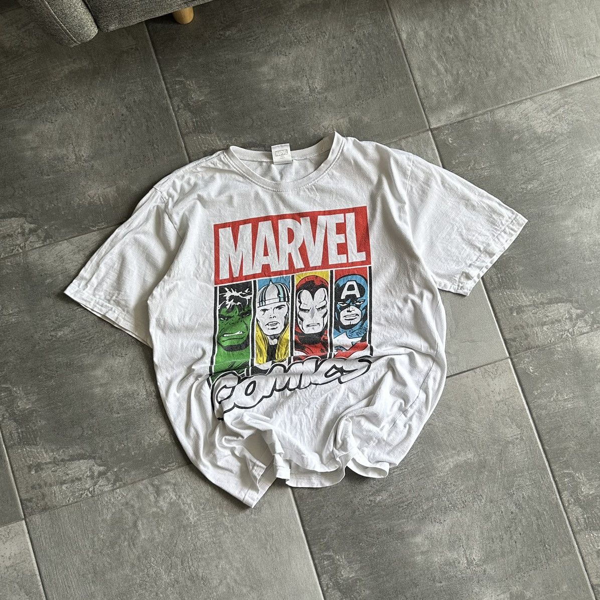 Marvel Comics × Vintage Vintage Marvel Comics T-shirts Big Logo Y2K Hulk Thor 00s Size US M / EU 48-50 / 2 - 1 Thumbnail