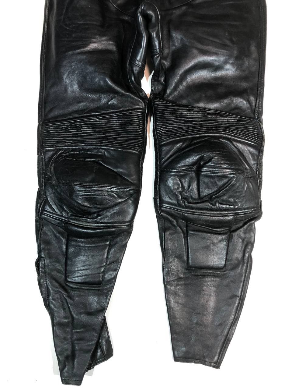 Leather × Vintage Germot Vintage Rare Moto Racing Leather Pants Size US 31 - 3 Thumbnail