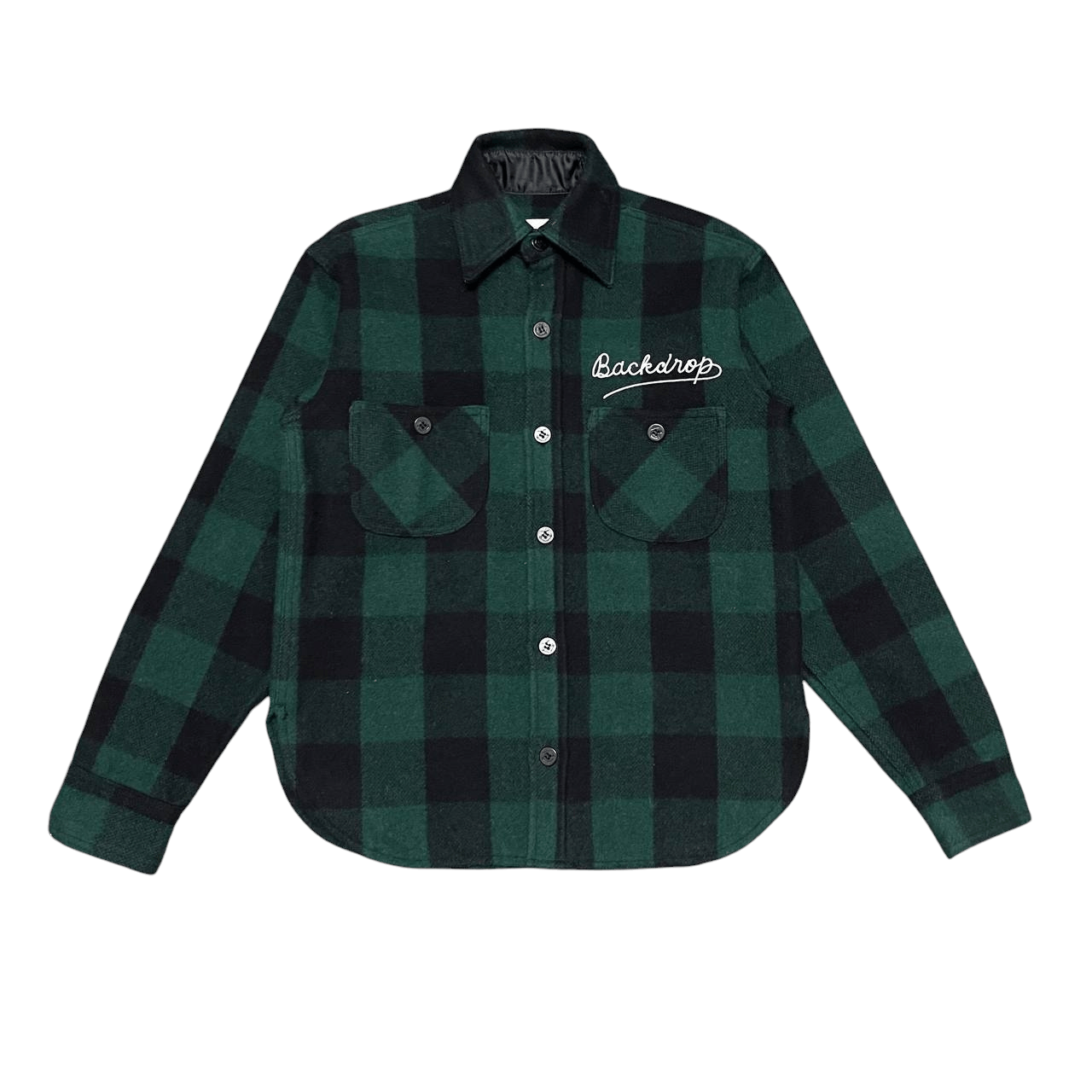 Japanese Brand AW10 Back Drop Wool Flannel Jacket Plaid Size US M / EU 48-50 / 2 - 1 Thumbnail