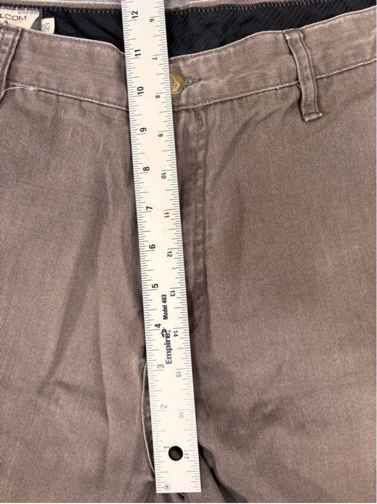 Volcom Men's Volcom Shorts, Size 32, Brown Size US 33 - 4 Thumbnail