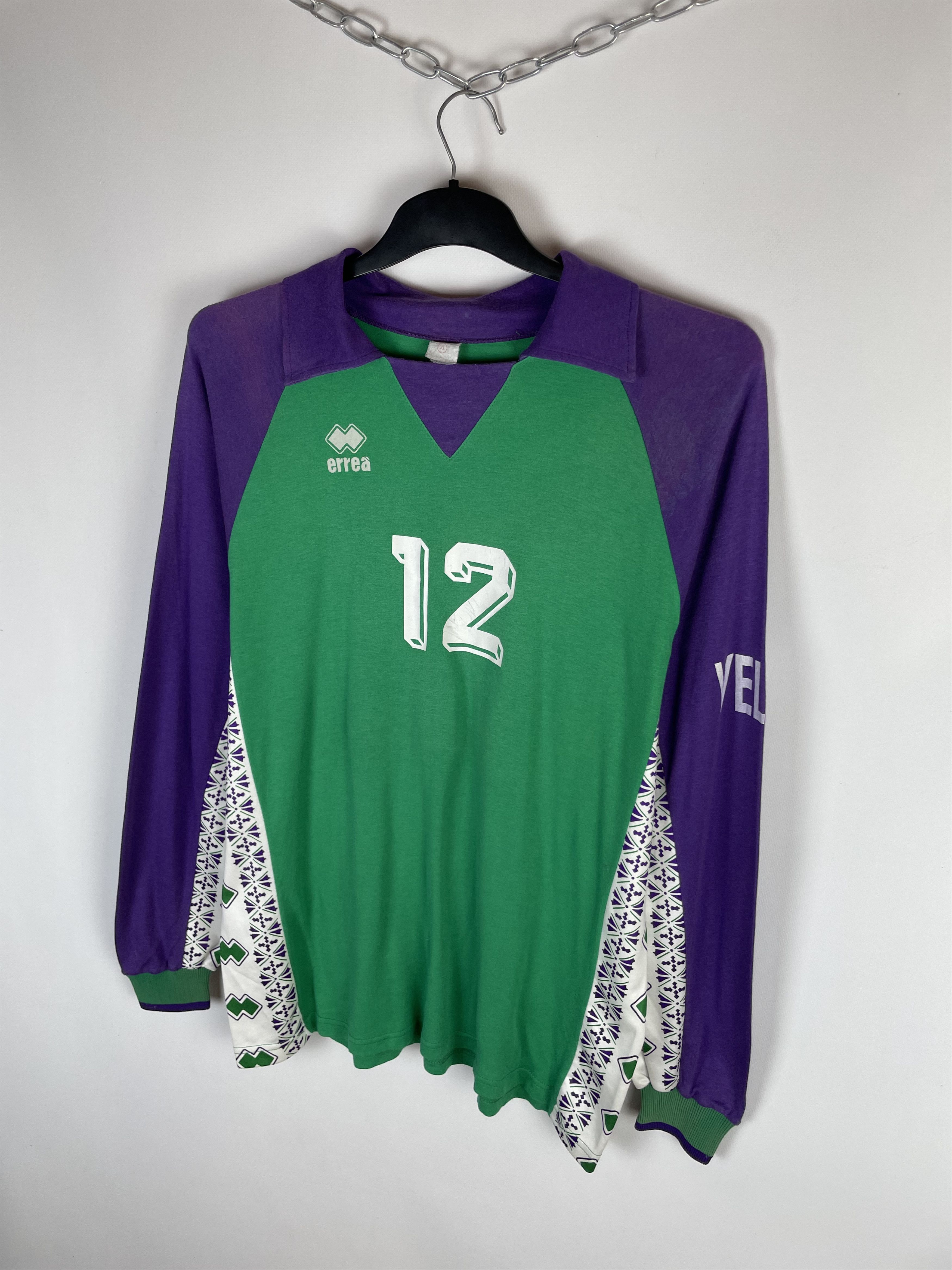 Errea 90s RARE ERREA VINTAGE SHIRT JERSEY FOOTBALL Size US XL / EU 56 / 4 - 4 Thumbnail