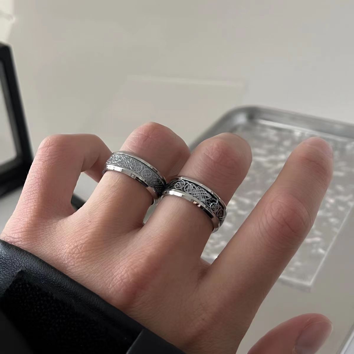 Jewelry Future Jewelry Rings Open Size Chrome Ring (Size 7-13) Size ONE SIZE - 1 Thumbnail
