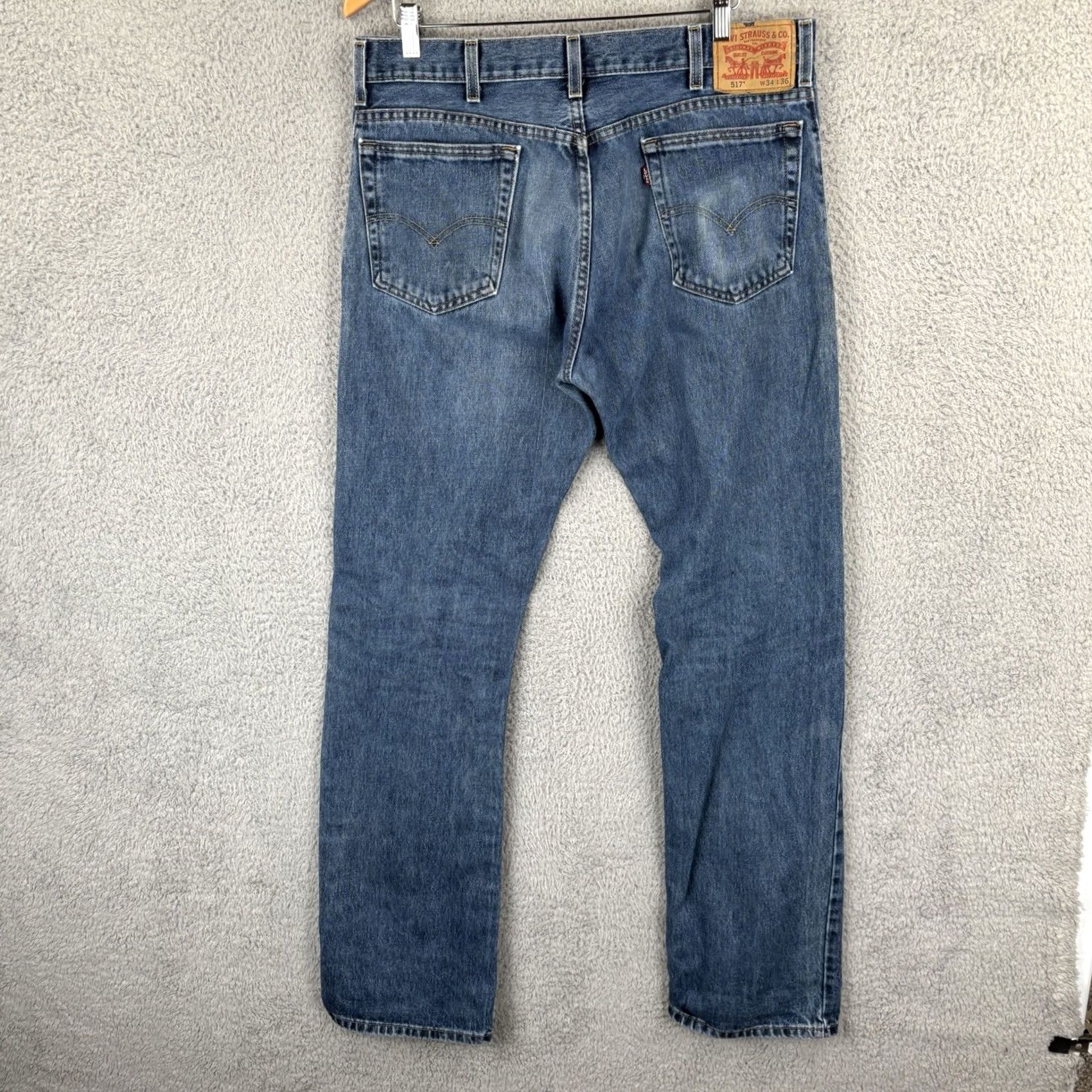 Levi's Levi's Jeans 34x36 Blue 517 Bootcut Denim Pants Western Cowboy Work Cotton Size US 34 / EU 50 - 5 Thumbnail