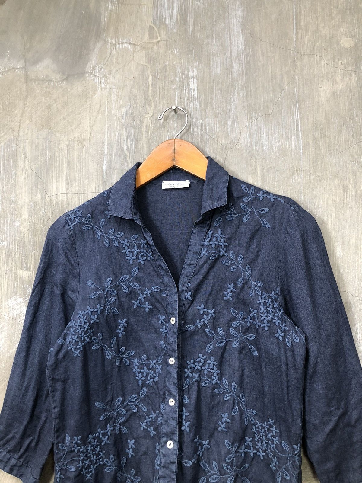 Designer Andre Maurice Blouse Shirt Size M / US 6-8 / IT 42-44 - 2 Thumbnail