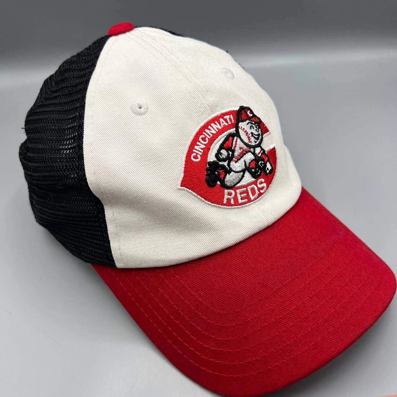 American Needle Cincinnati Reds Trucker Hat Men American Needle MLB SnapBack Size ONE SIZE - 6 Thumbnail