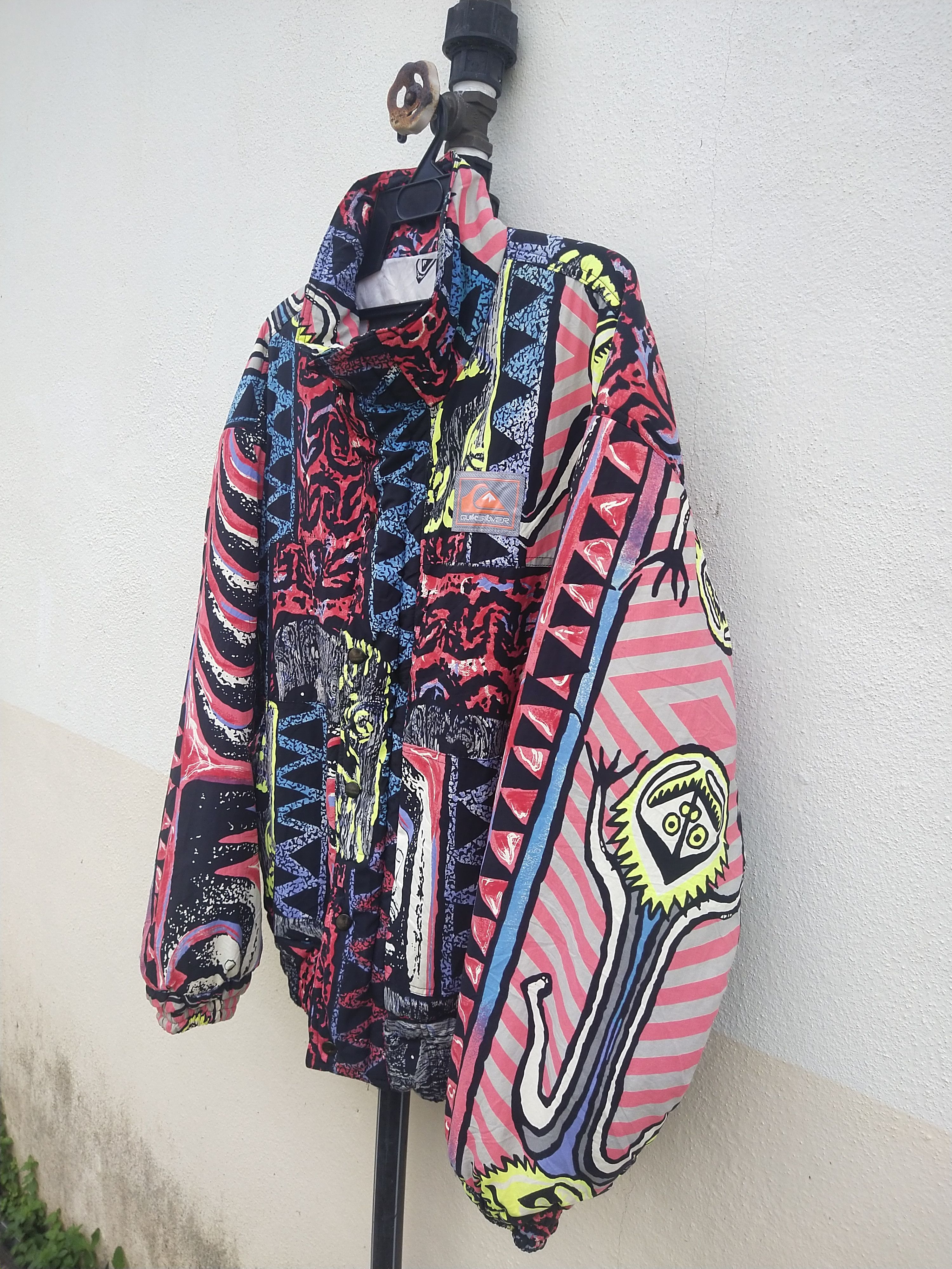 Quiksilver 🔥 Rare Vintage Quiksilver Multicolour Jacket Size US L / EU 52-54 / 3 - 4 Thumbnail