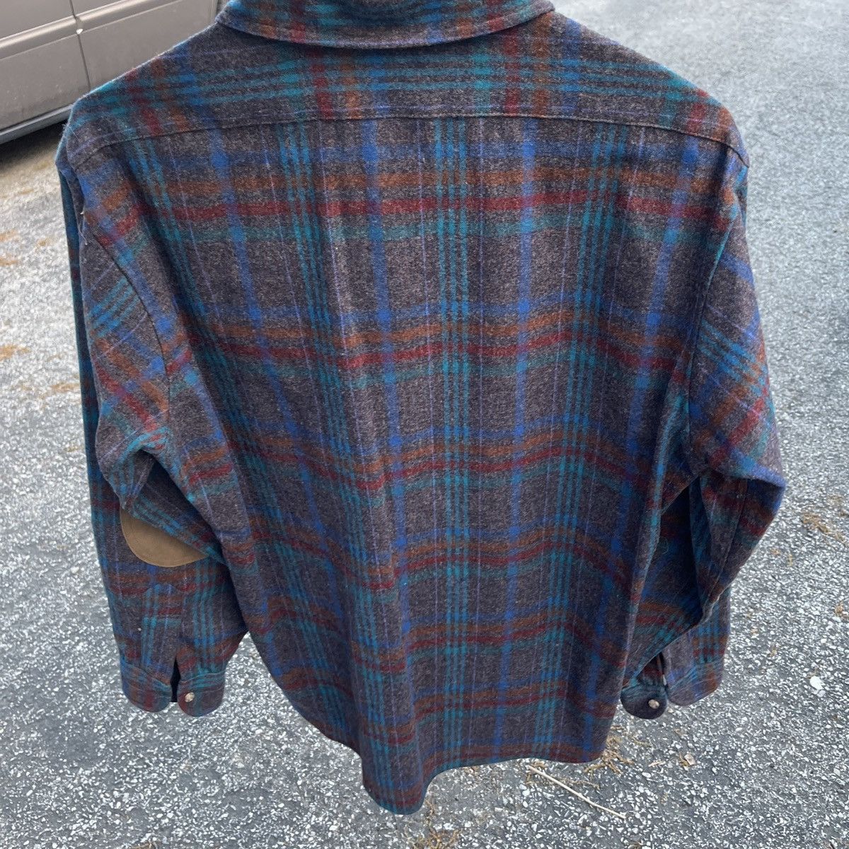 Pendleton 60s Pendleton Flannel Wool Elbow Patched Shirt Size US M / EU 48-50 / 2 - 3 Thumbnail