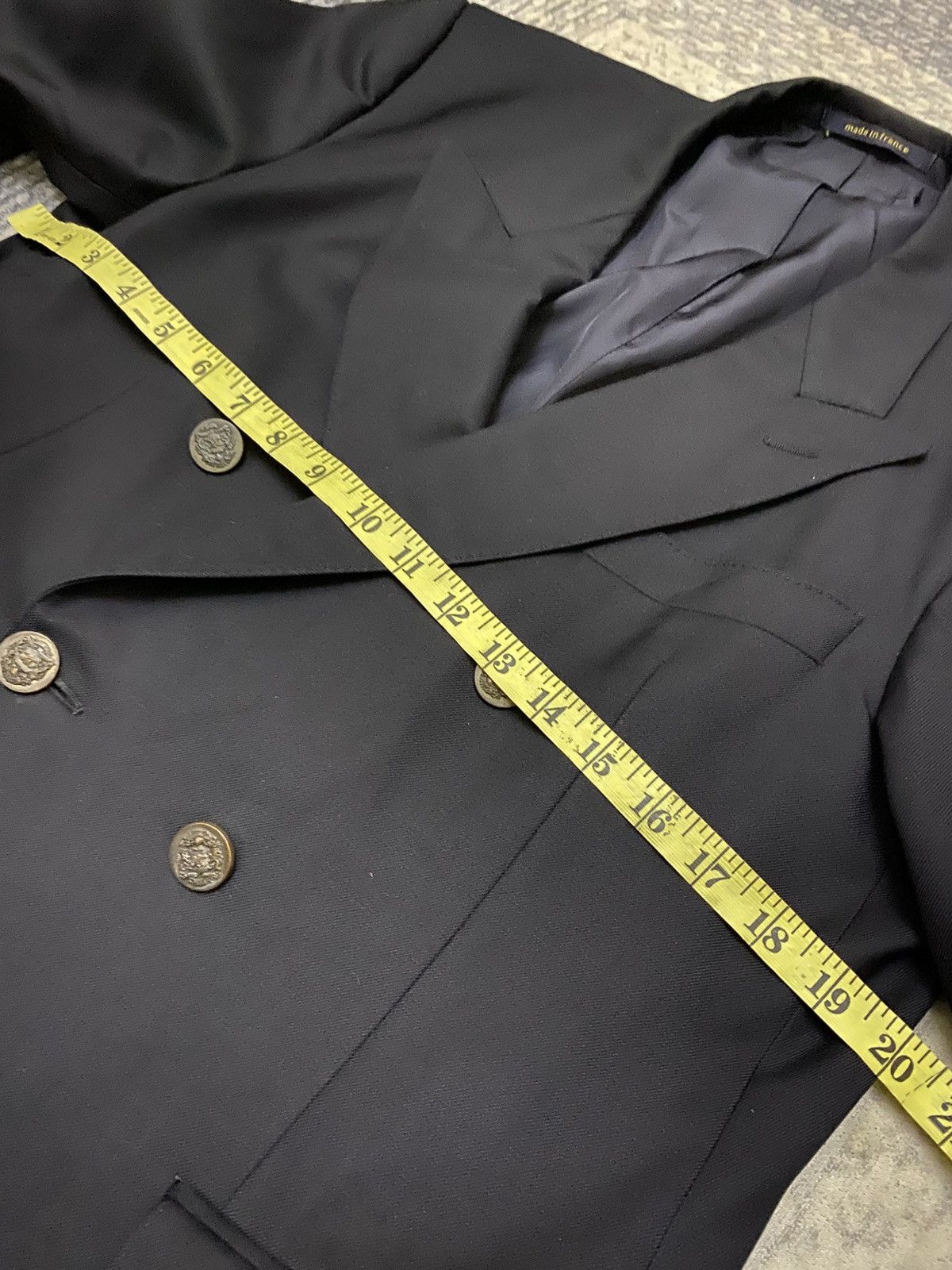 Celine CELINE PARIS DOUBLE BREAST BLAZER STAMPED LOGO BUTTON Size US S / EU 44-46 / 1 - 15 Thumbnail