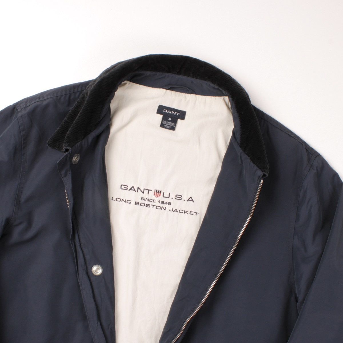 Gant GANT Nylon Full Zip Jacket Dark Blue Size: XL Size US XL / EU 56 / 4 - 4 Thumbnail