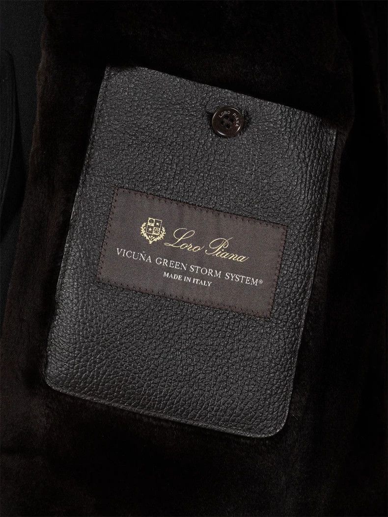 Loro Piana LORO PIANA Vicuna camel hair + mink fur lining black mediu Size US S / EU 44-46 / 1 - 5 Thumbnail