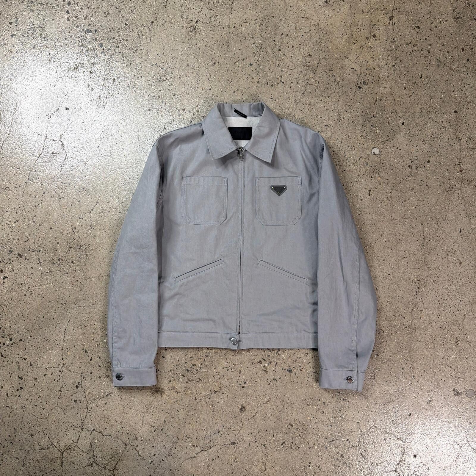 Prada Prada Denim Blouson Jacket Size US L / EU 52-54 / 3 - 1 Thumbnail