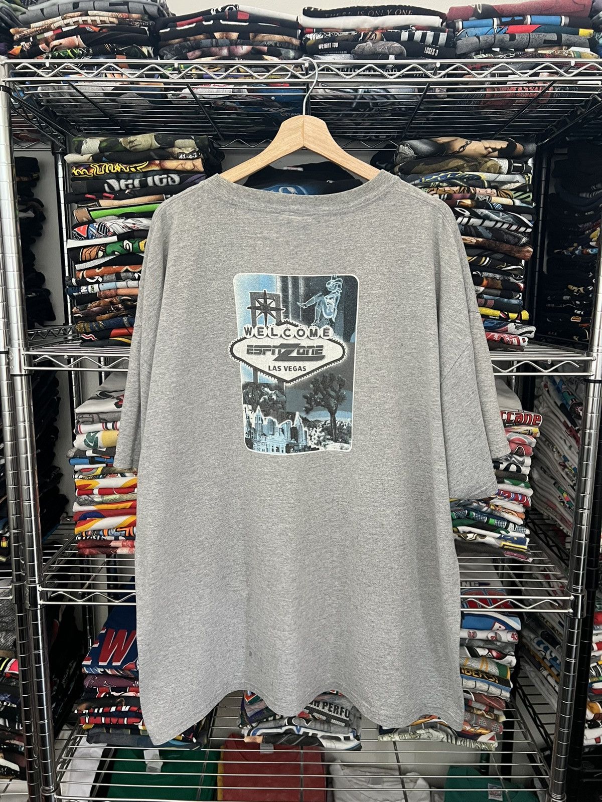 Vintage 90s ESPN Zone Las Vegas Promo Tee Size US XXL / EU 58 / 5 - 2 Thumbnail