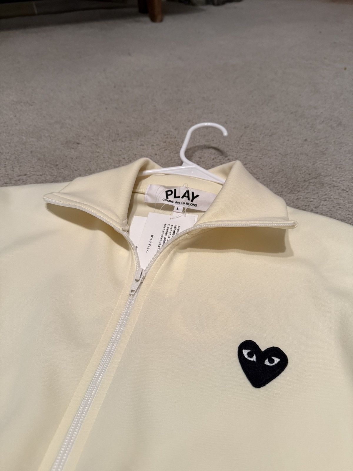 Comme des Garcons PLAY CDG Play Black Heart Zip Track Top Size US L / EU 52-54 / 3 - 4 Thumbnail