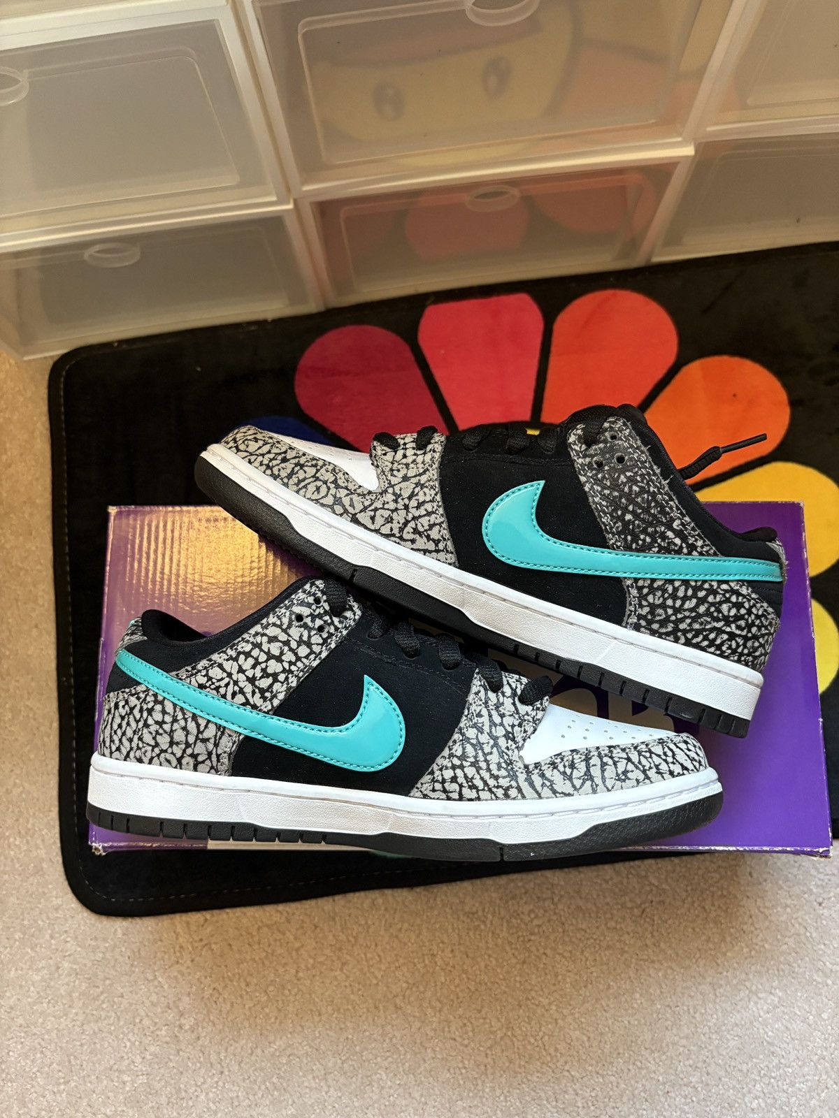 Nike SB Size 7.5 - Nike Dunk Pro SB Low Atmos Elephant Size US 7.5 / EU 40-41 - 3 Thumbnail