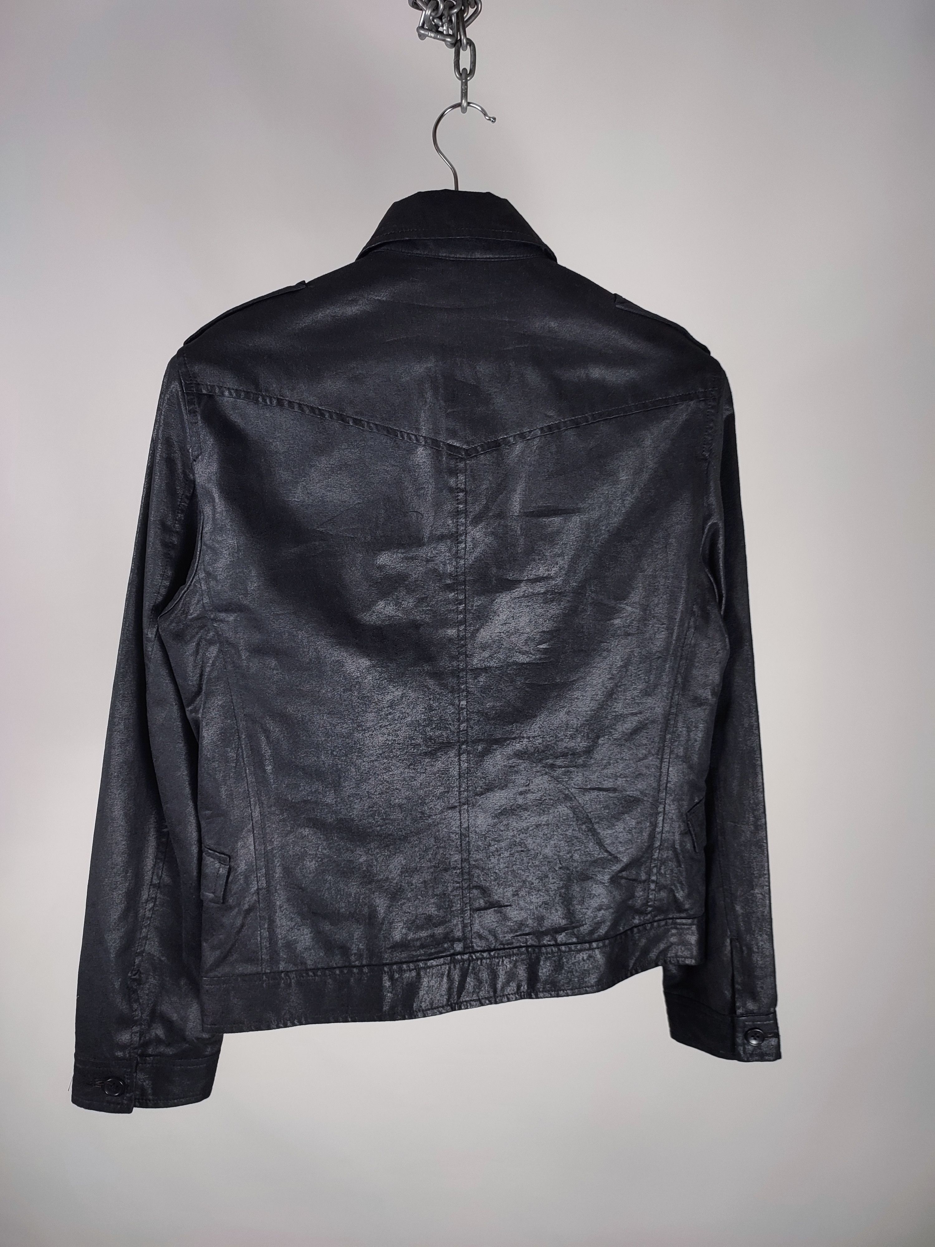 Japanese Brand Buona Giornata Japanese Polyurethane Leather Zip Moto Jacket Size L / US 10 / IT 46 - 6 Thumbnail