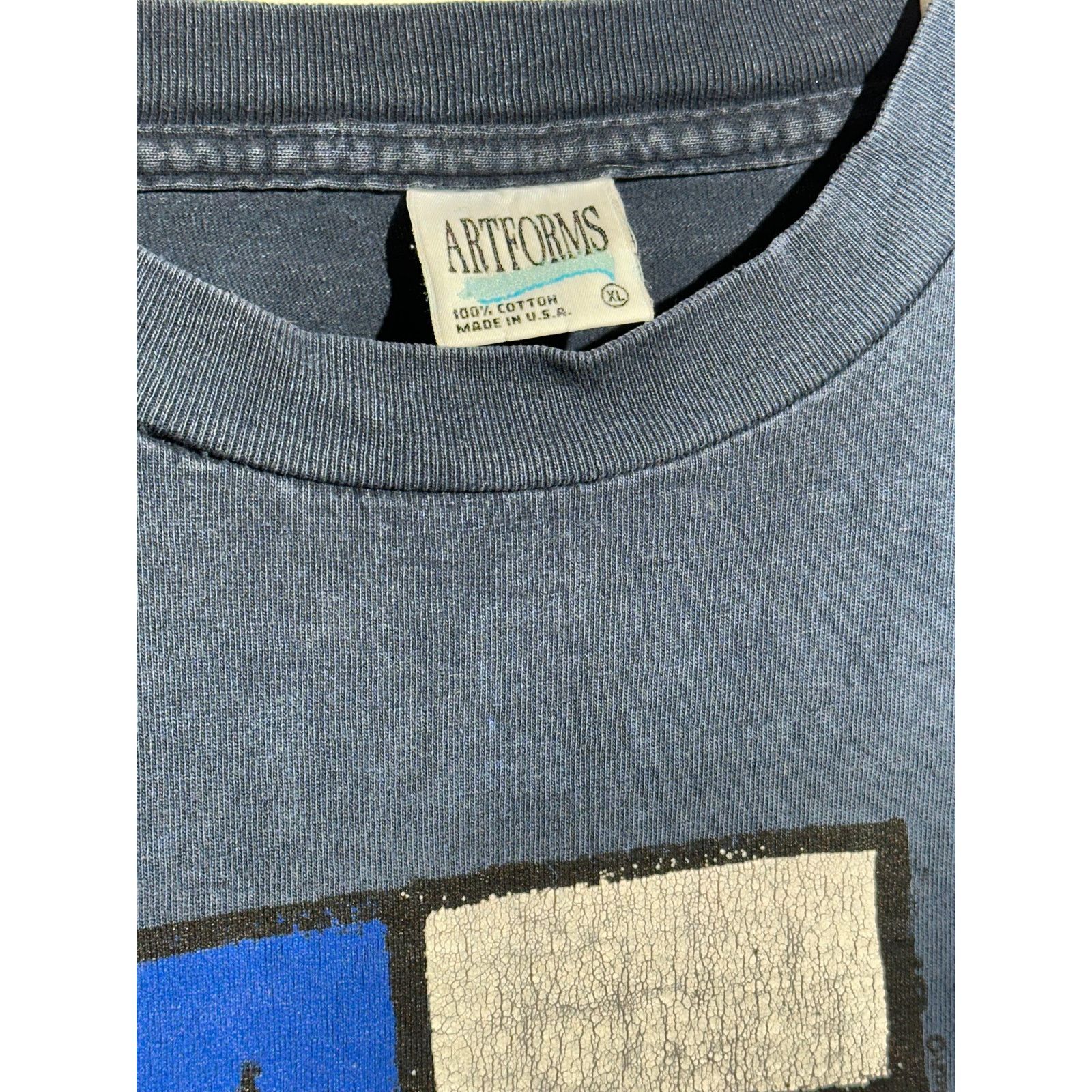 & Other Stories Vintage Texas USA Navy Tshirt Size XL Size US XL / EU 56 / 4 - 5 Thumbnail