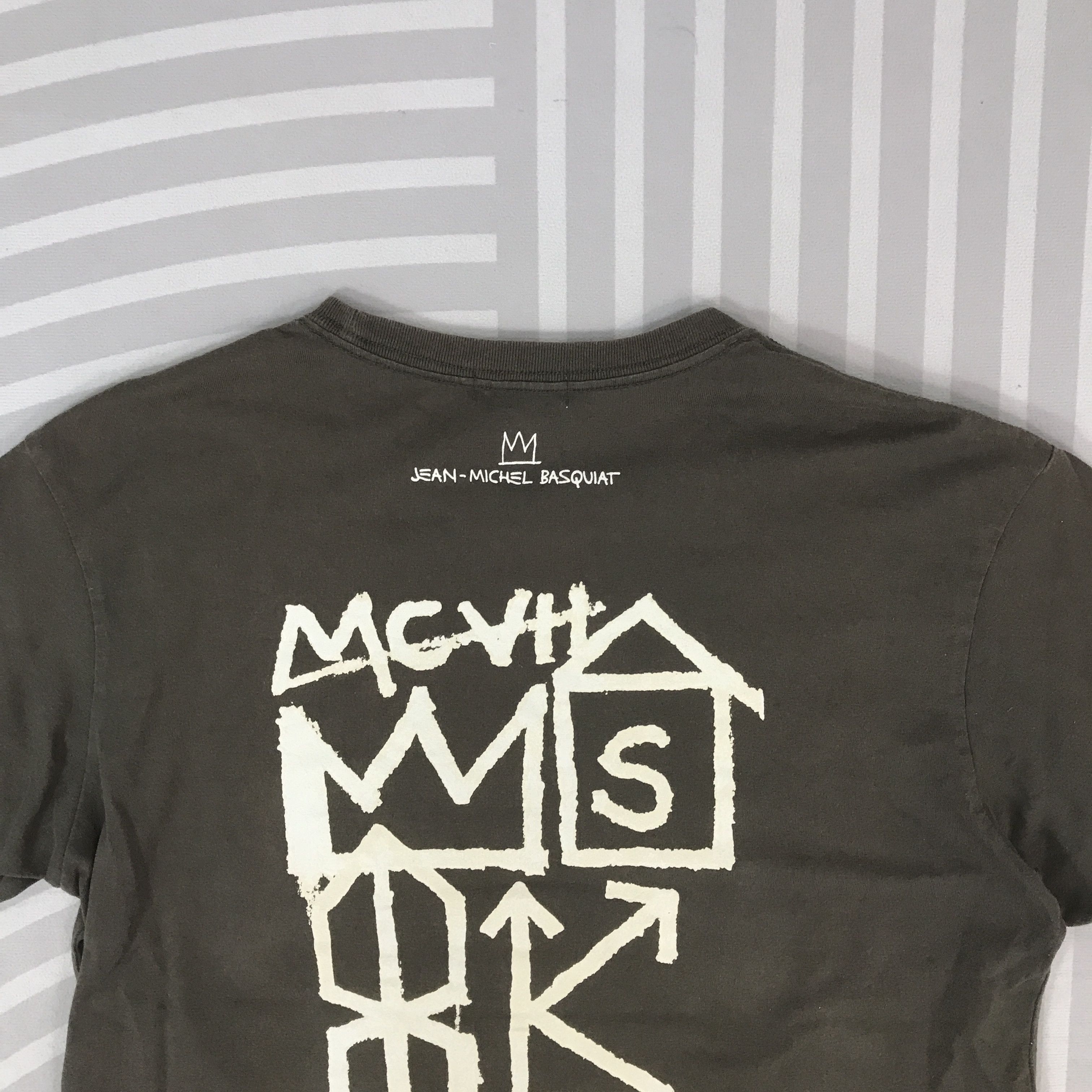 Jean-Michel Basquiat Vintage Jean-Michel Basquiat cropped style T-Shirt Size US XL / EU 56 / 4 - 4 Thumbnail