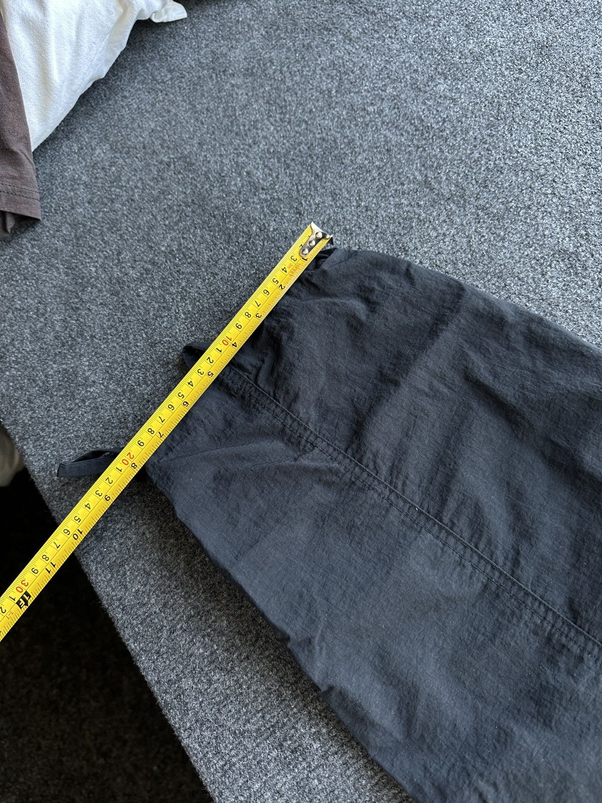 Other 🚨CARGO BAGGY MULTIPOCKET WOMEN PANTS RARE BLACK STRIPE Size 27" / US 4 / IT 40 - 22 Thumbnail