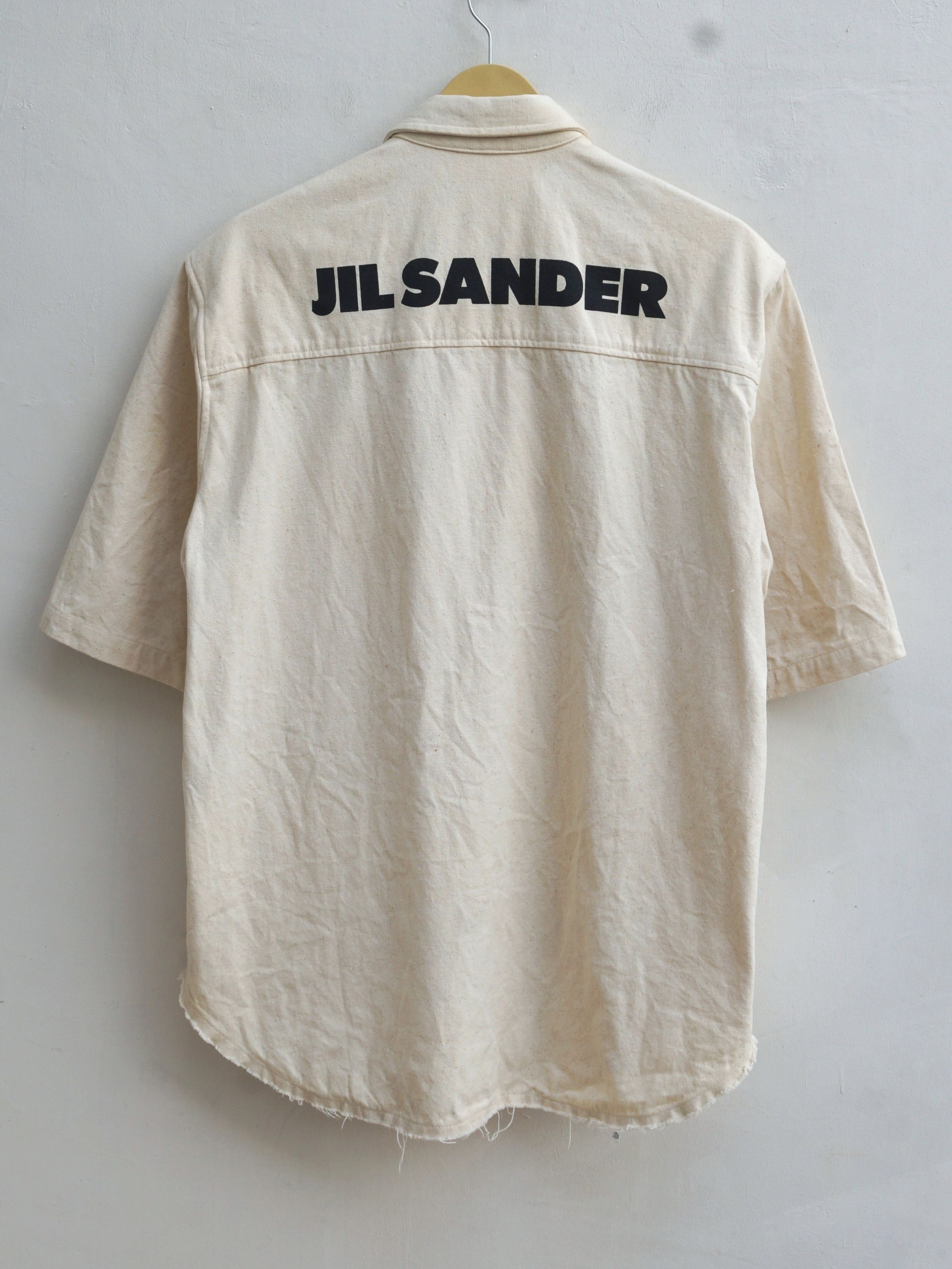 Jil Sander Jil Sander Canvas Shirt Size US M / EU 48-50 / 2 - 1 Thumbnail