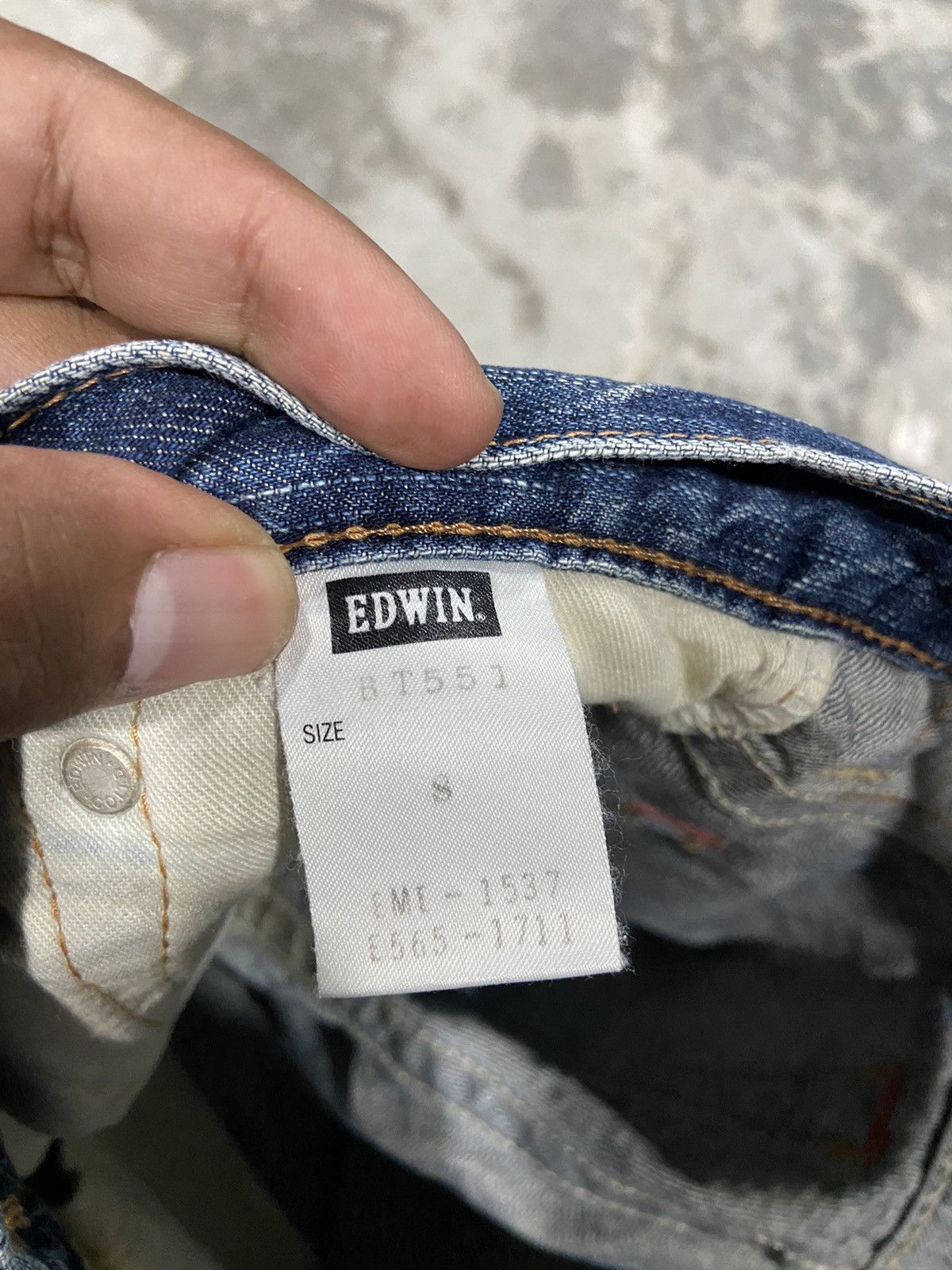 Edwin × Other ❤️‍🔥SEND OFFER ❤️‍🔥Edwin Blue Trip Flare Jeans Grazy Design Size 30" / US 8 / IT 44 - 13 Thumbnail