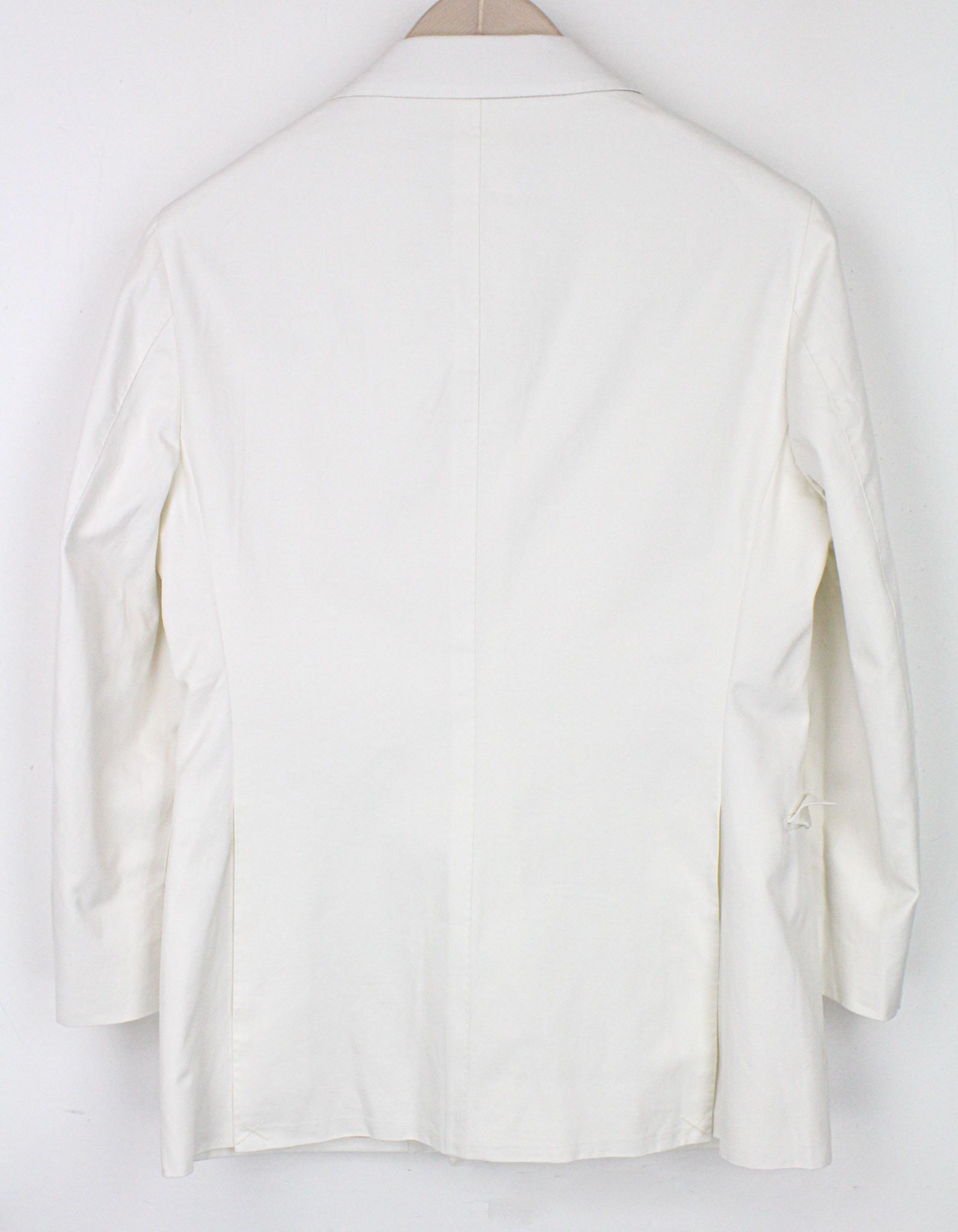 Suitsupply LA SPALLA UK34S Off-White Cotton Double-Breasted 72171 Size 34S - 2 Thumbnail