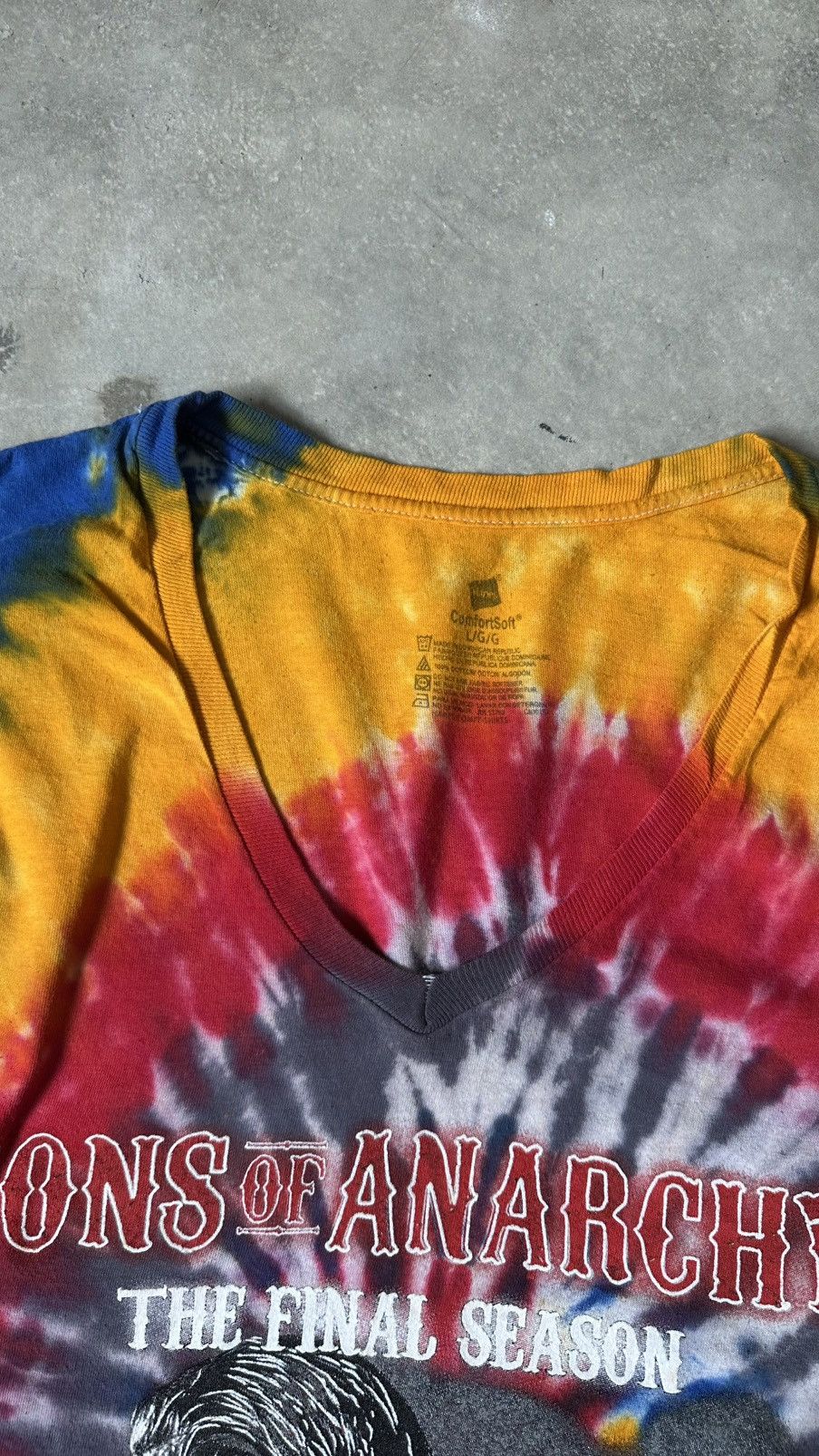 Vintage VINTAGD SONS OF ANARCHY TYE DYE TEE Size US M / EU 48-50 / 2 - 5 Thumbnail
