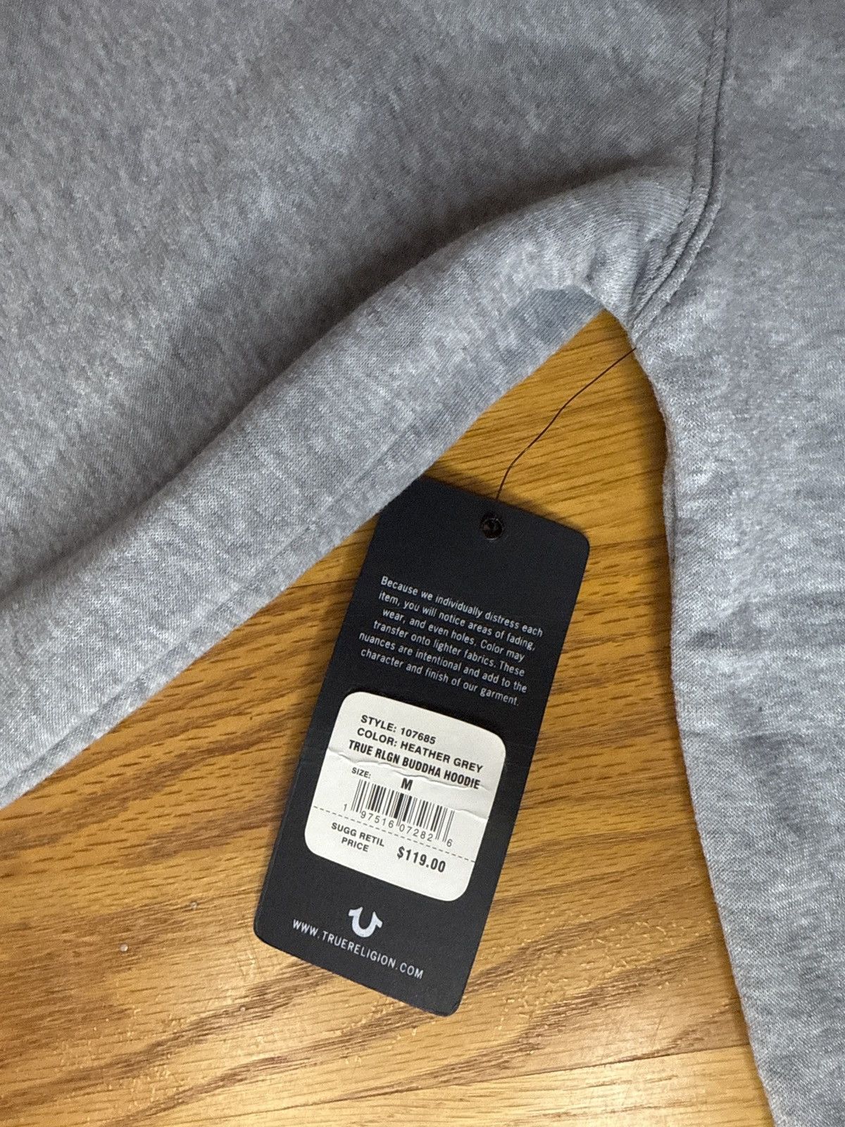 True Religion Grey true religion zip up Size US M / EU 48-50 / 2 - 4 Thumbnail