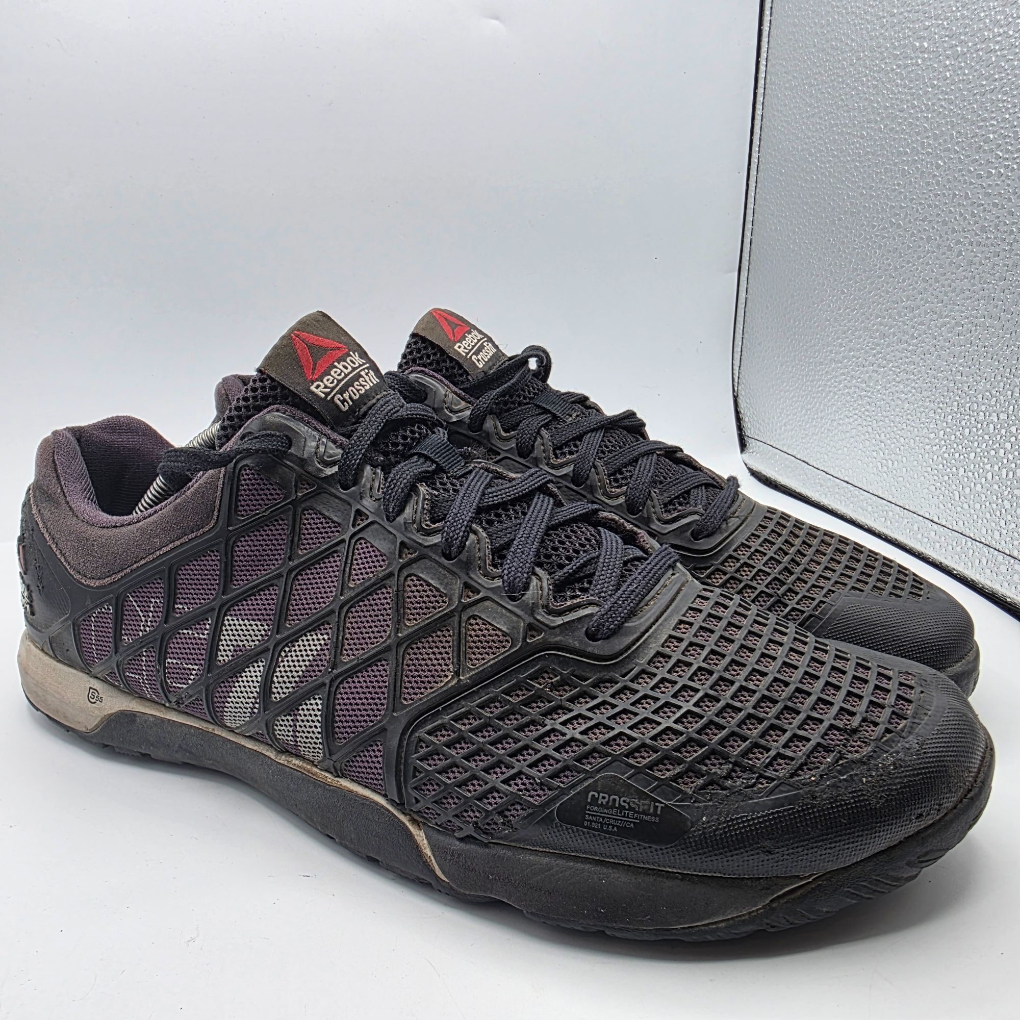 Reebok Crossfit Nano Mens Size 12 Black Grey Lightweight