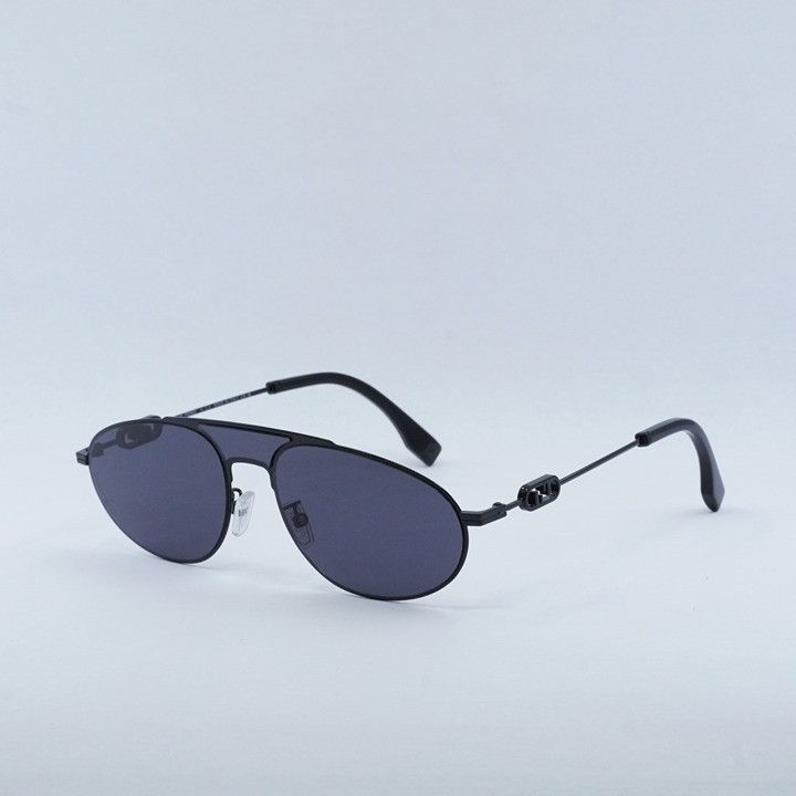 Fendi Fendi FE40072U-Y 01A Sunglasses Black Aviator Frame Size ONE SIZE - 1 Thumbnail