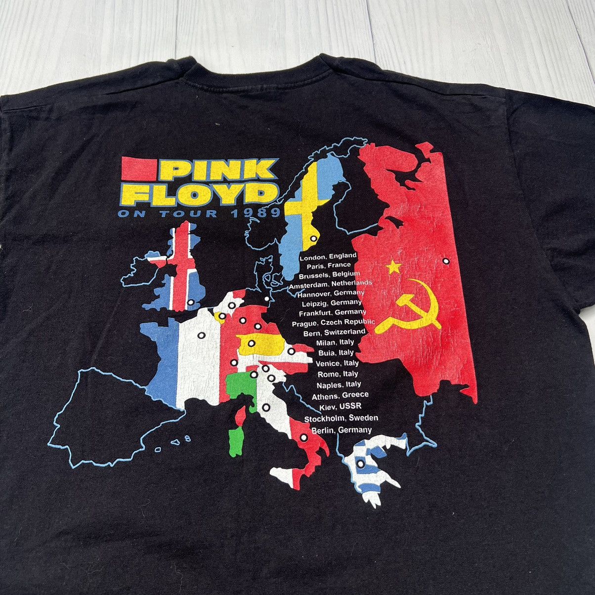 Band Tees × Pink Floyd × Vintage Pink Floyd 2010 tour T-shirt Size US XL / EU 56 / 4 - 8 Thumbnail